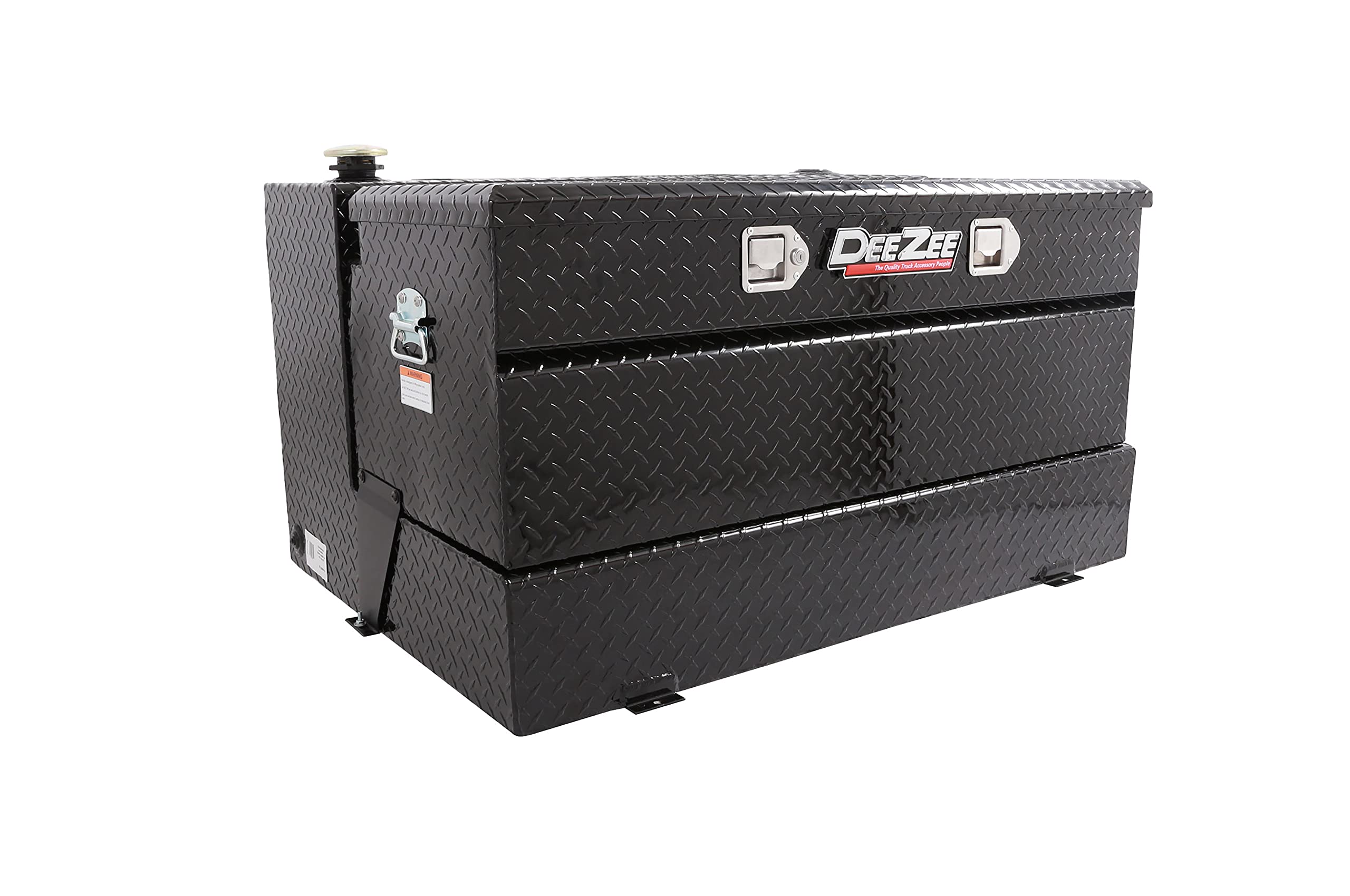 Dee Zee DZ92647B Black (92 gallon) Black Aluminum Combo Transfer Tank & Tool Box