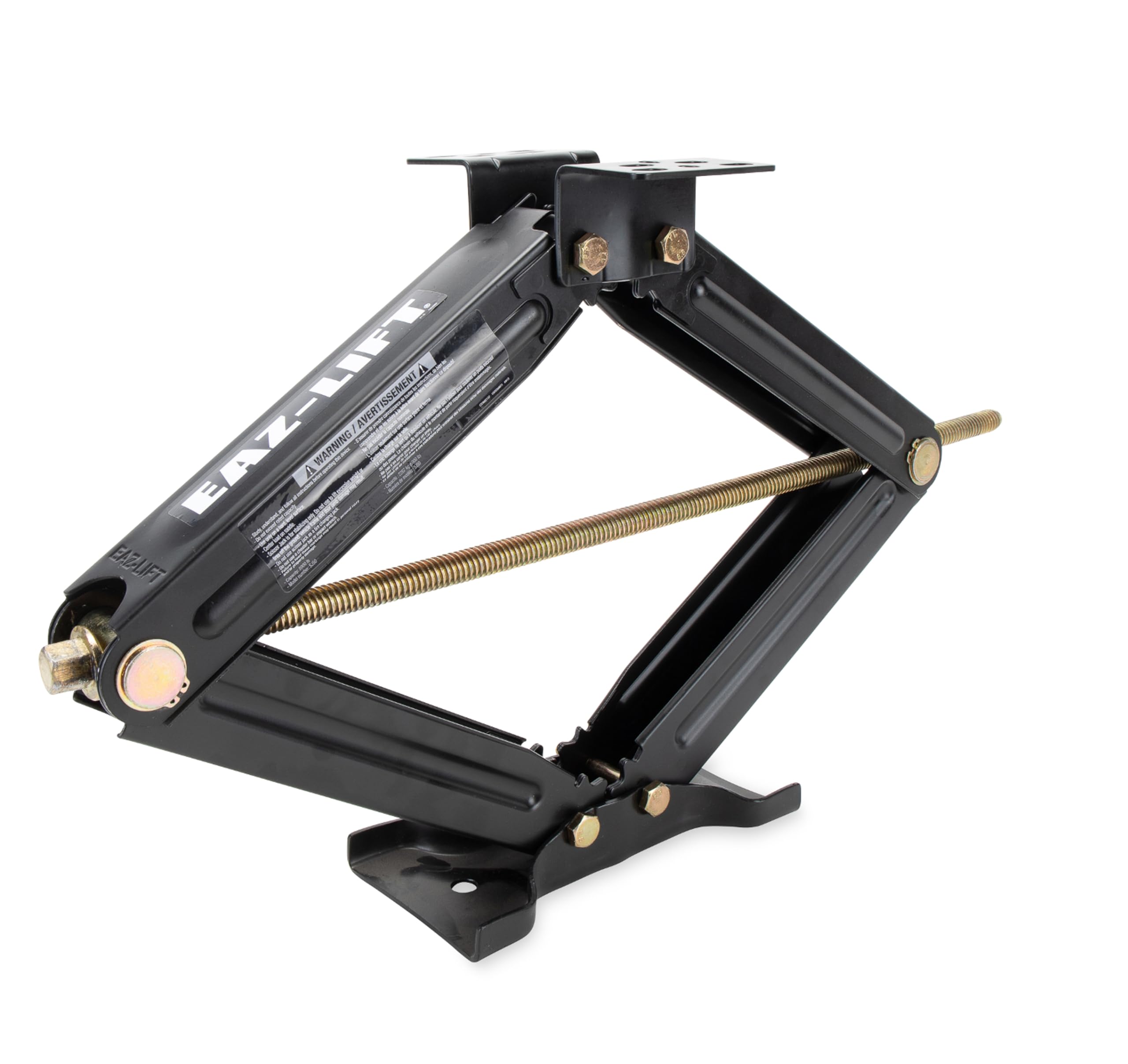 Camco EAZ-Lift 24-inch RV Stabilizing Scissor Jacks, Features a 5,000 lb Load Capacity - Heavy-Duty Steel Construction – Set of 2 (48820)