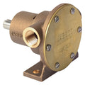 Jabsco 1673-1001 Marine 1673 Series Pulley Driven Flexible Impeller Pump (Neoprene Impeller, Full Cam, Lip Seal, 1/2" NPT Port) , Bronze