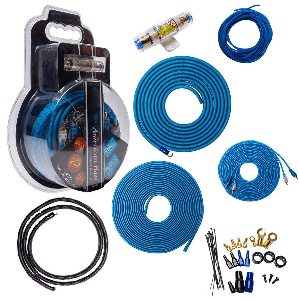 VFL 8 Gauge 100% Oxygen-Free Copper Amplifier Kit