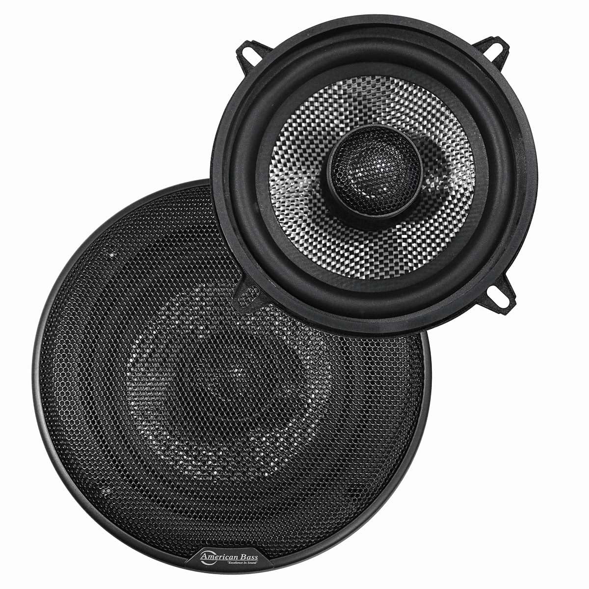 American Bass SQ 5.25" Full Range Speakers, 120, Pair
