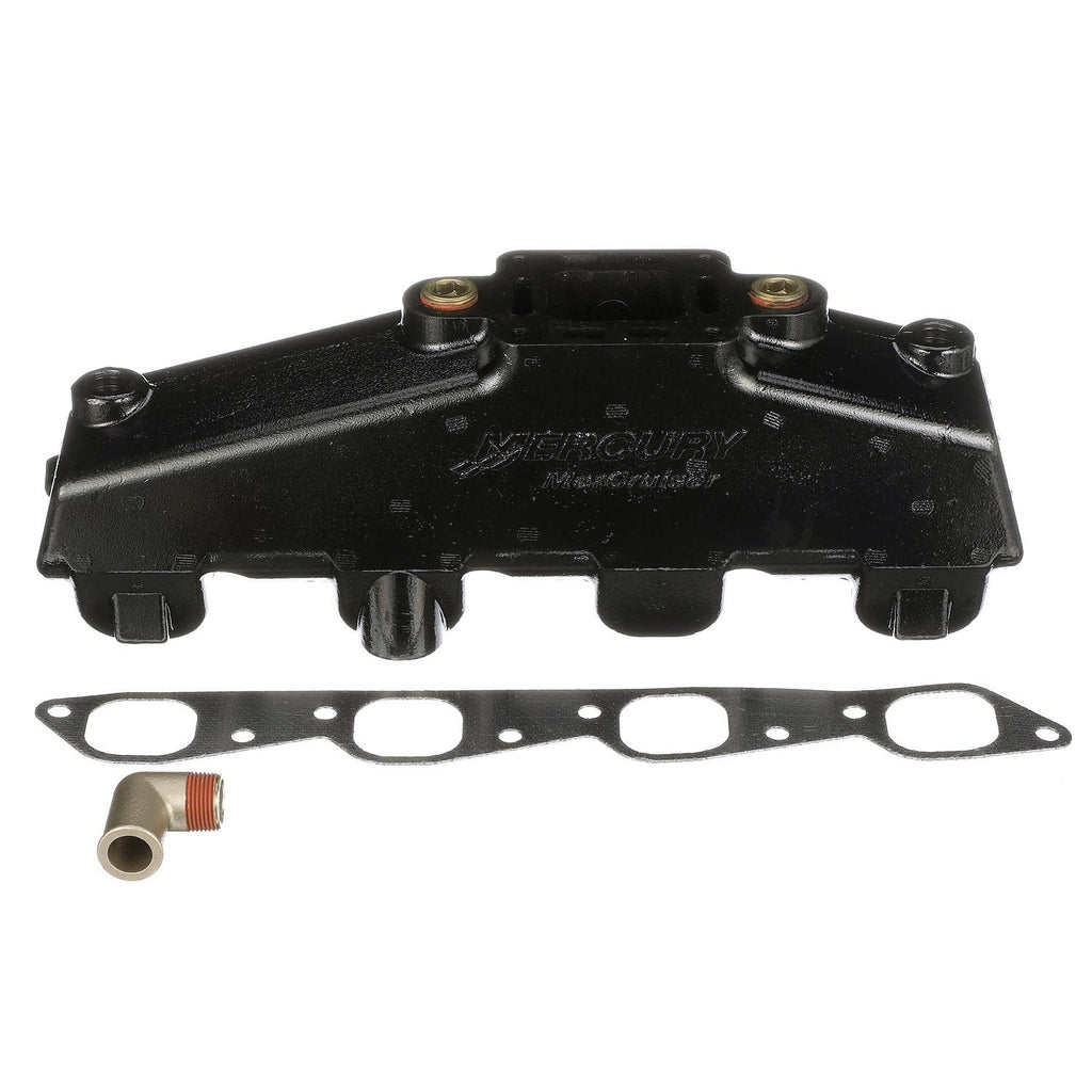 Quicksilver 807078T10 Exhaust Manifold, Port or Starboard, for Select MerCruiser V8 Sterndrive & Inboard Engines