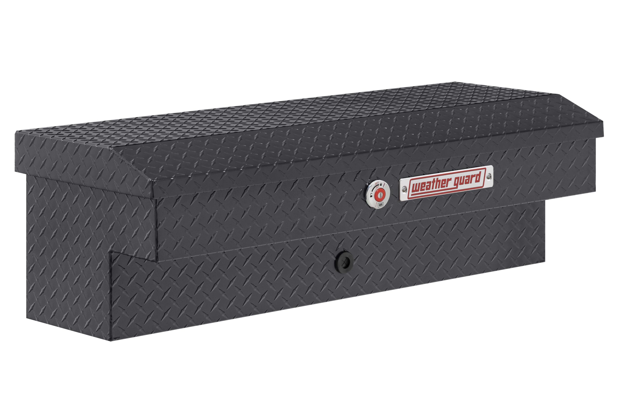 Weather Guard Model 184-6-04 41in Lo-Side Box, Aluminum, Gunmetal Gray, 3.0 cu ft