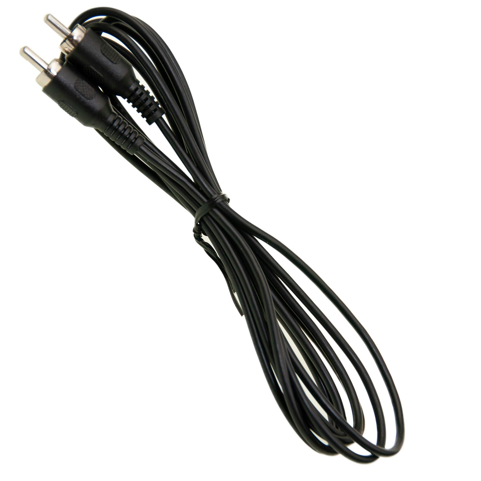 CableWholesale RCA Audio Video Cable, RCA Male to RCA Male A/V Cable, Black 26 AWG, 6 ft