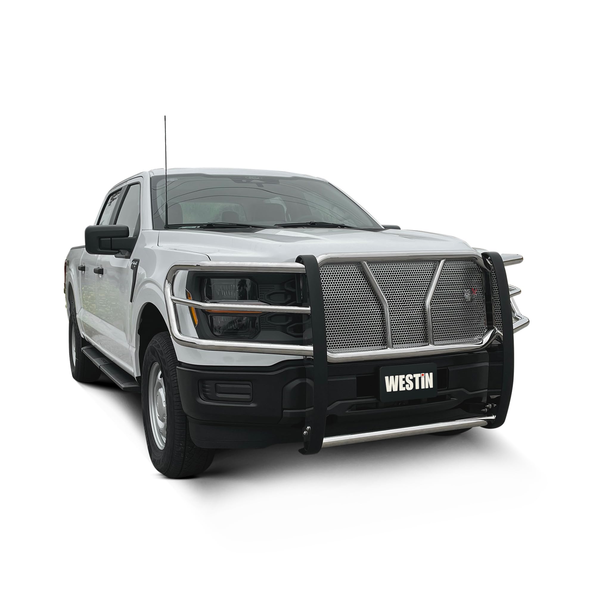 Westin 57-4060 HDX 1-Piece Grille Guard fits 2021-2026 F150 with Front Camera (Exc Raptor Platinum and 2022 and up Lightning EV)