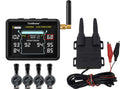 TireMinder i10 RV TPMS with 4 Flow Through Transmitters, Black