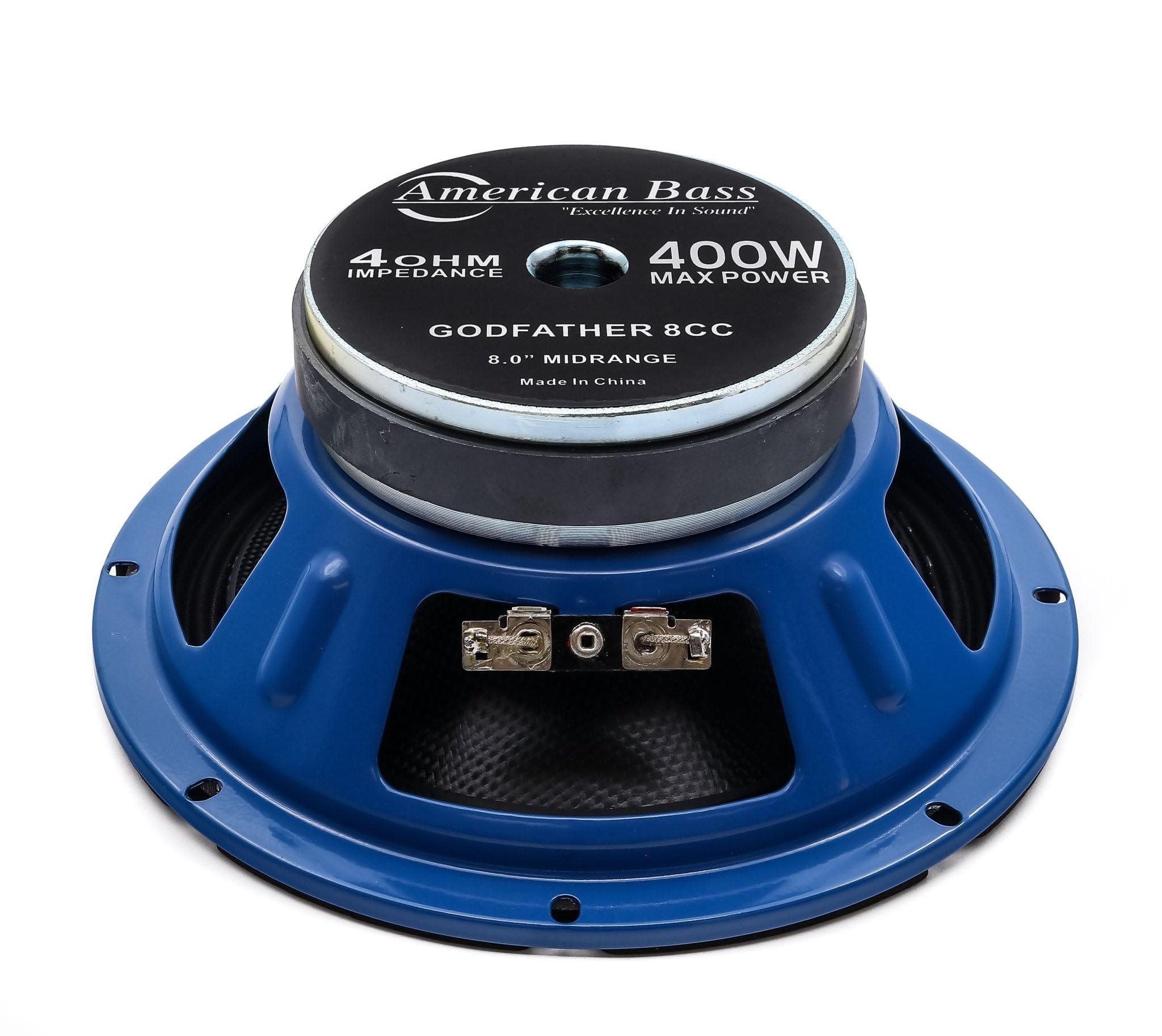 American Bass GF8CC Godfather 8 Midrange 400 Watts 4 Ohm Carbon