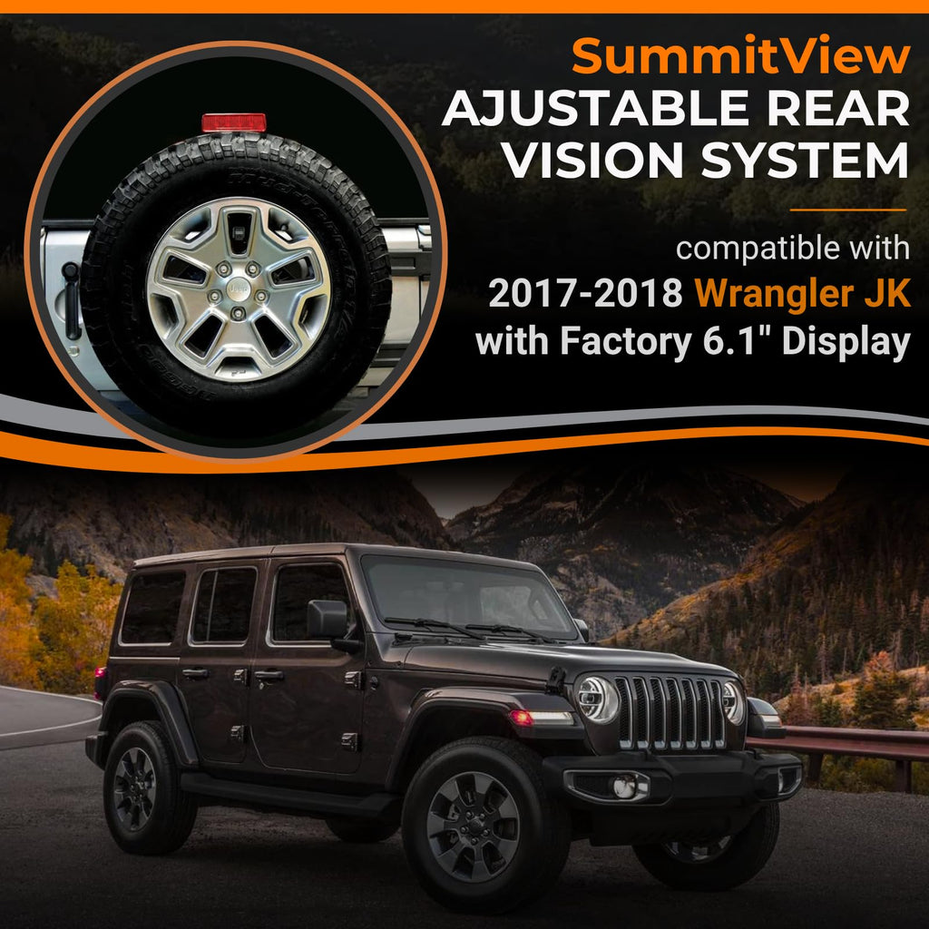 Brandmotion SUTV-8847 SummitView Adjustable Rear Vision System