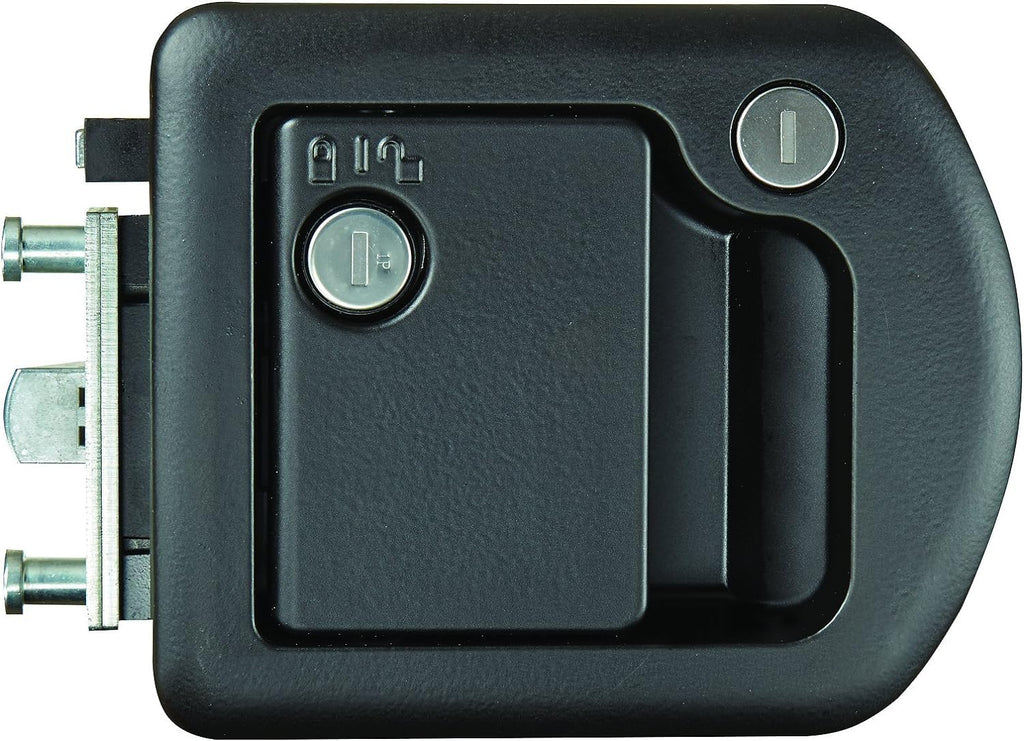 RV Designer T507 TriMark Motorhome Entrance Door Lock with Deadbolt - Fit for 1.38-1.58” RV Motorhome Doors - Right/Left-Hand Use - FMVSS 206 Compliant