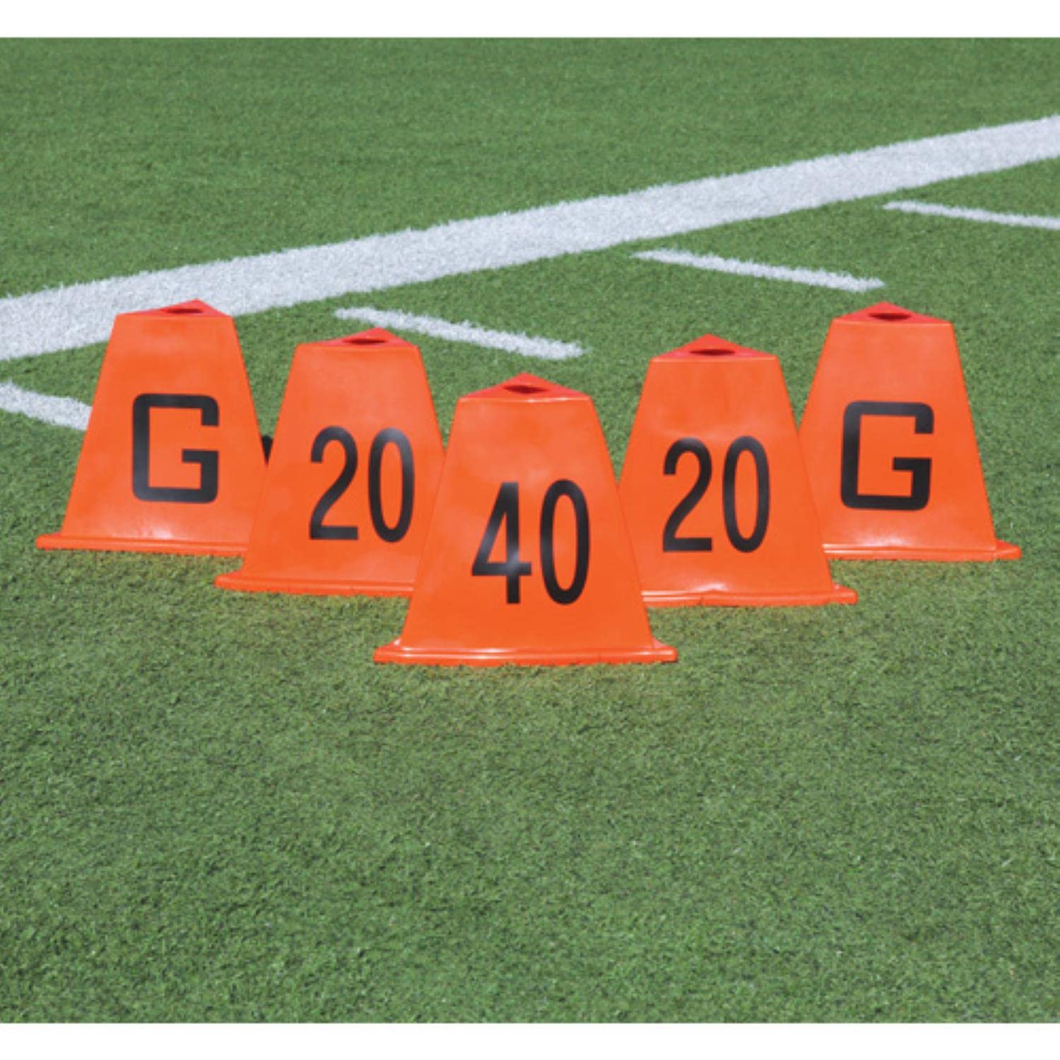 Flag Football Sideline Markers with Wind Resistant Shape