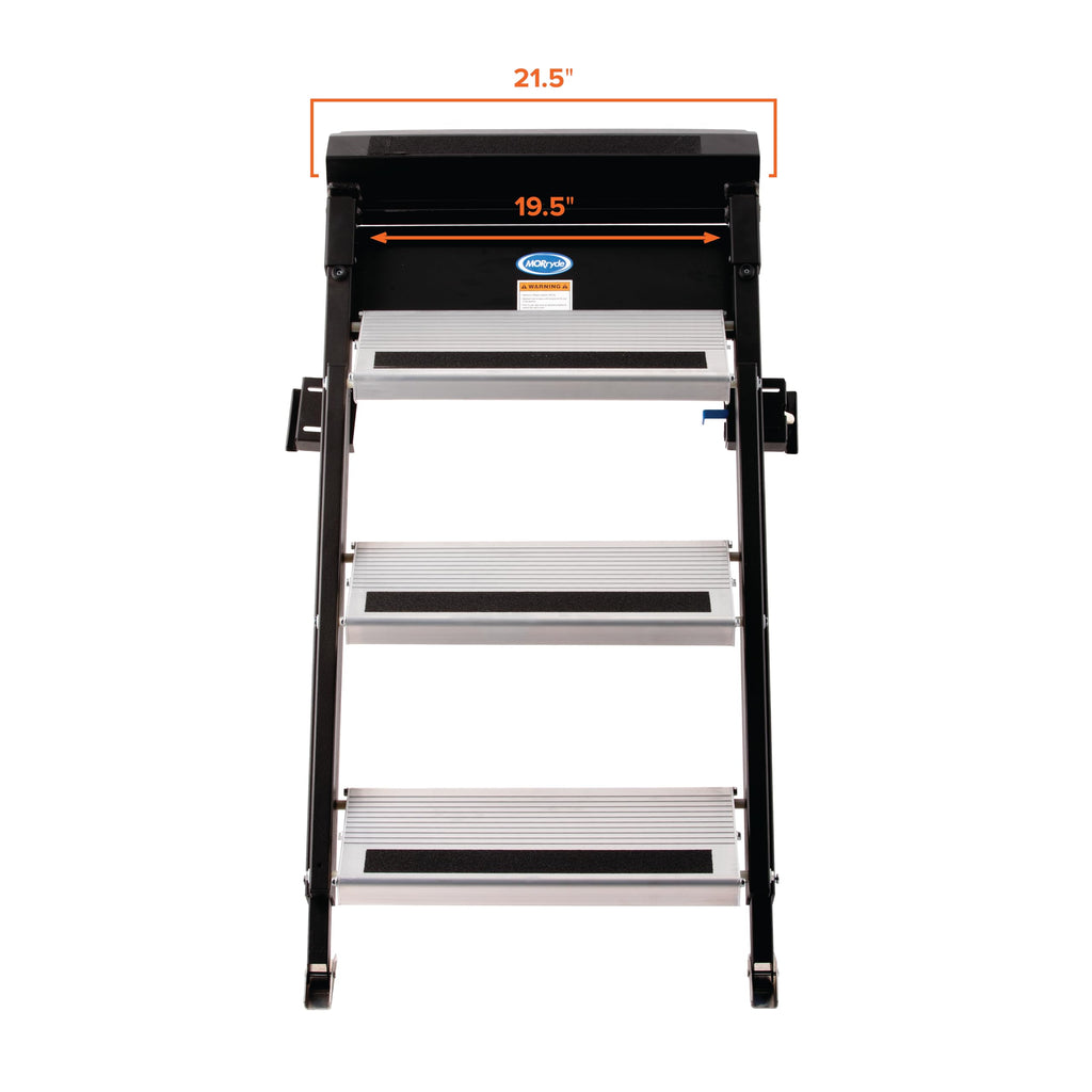 MORryde STP-217 Flip Tread RV Entry Step - 3-Step