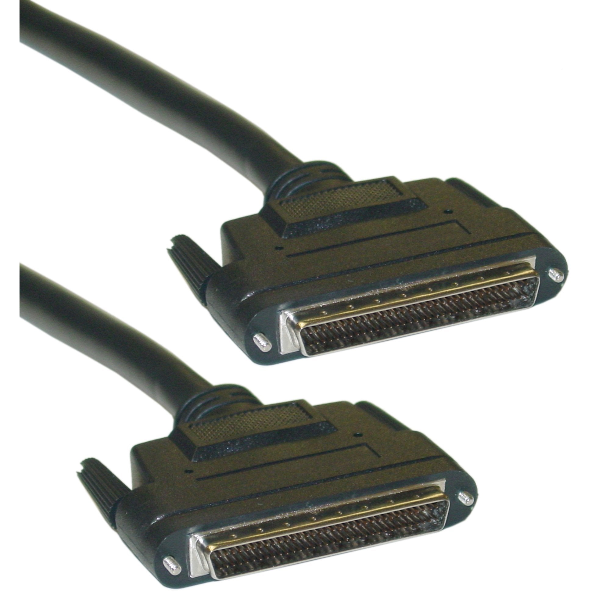 CableWholesale SCSI III LVD Cable, Black, HPDB68 (Half Pitch DB68) Male, 34 Twisted Pairs, 3 Foot