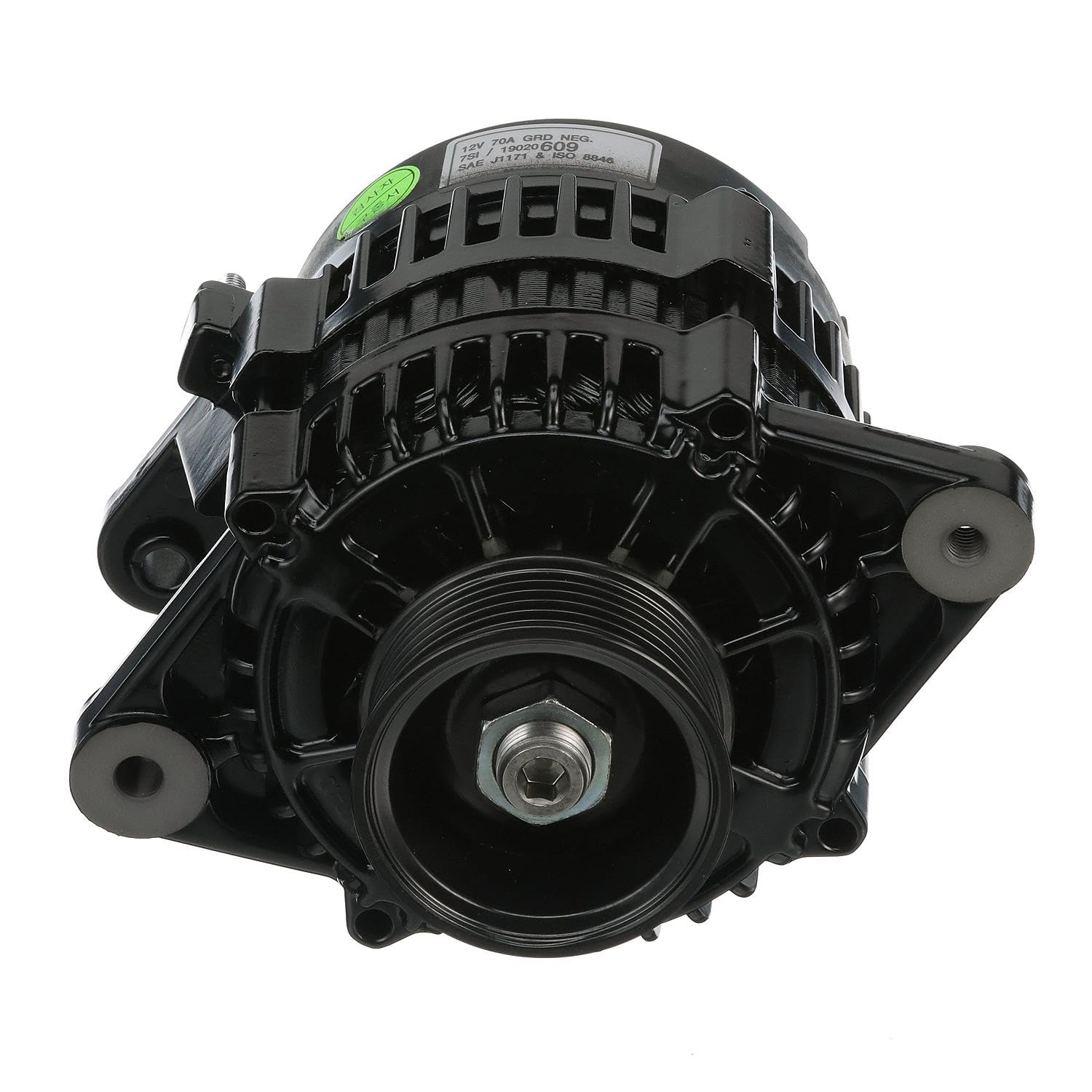 Quicksilver 862031T1 70 Amp Alternator, Delco, Serpentine Belt for V-6 and V-8 MerCruiser Stern Drive and Inboard Engines (1999 Through 2001)