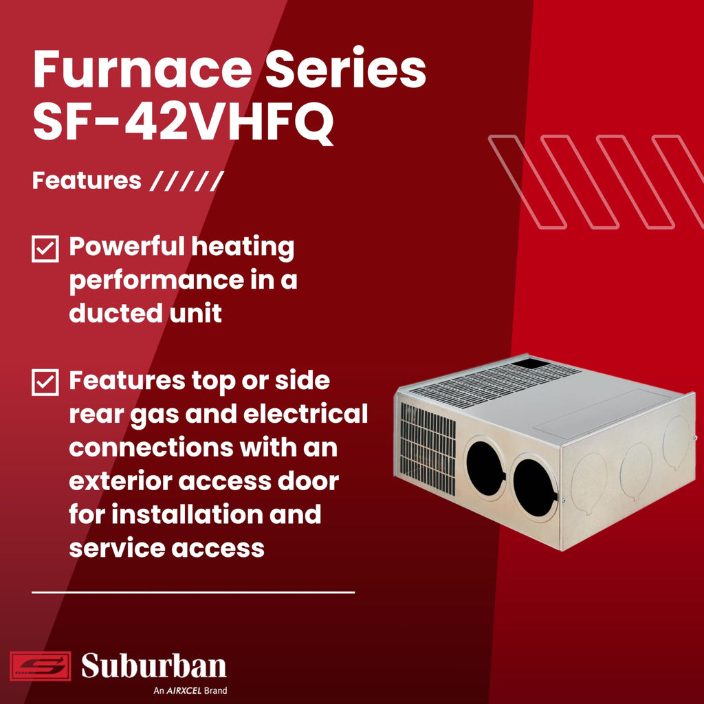 Suburban SF-42VHFQ 42,000 BTU/h Ducted Low Profile RV Furnace (2591A)