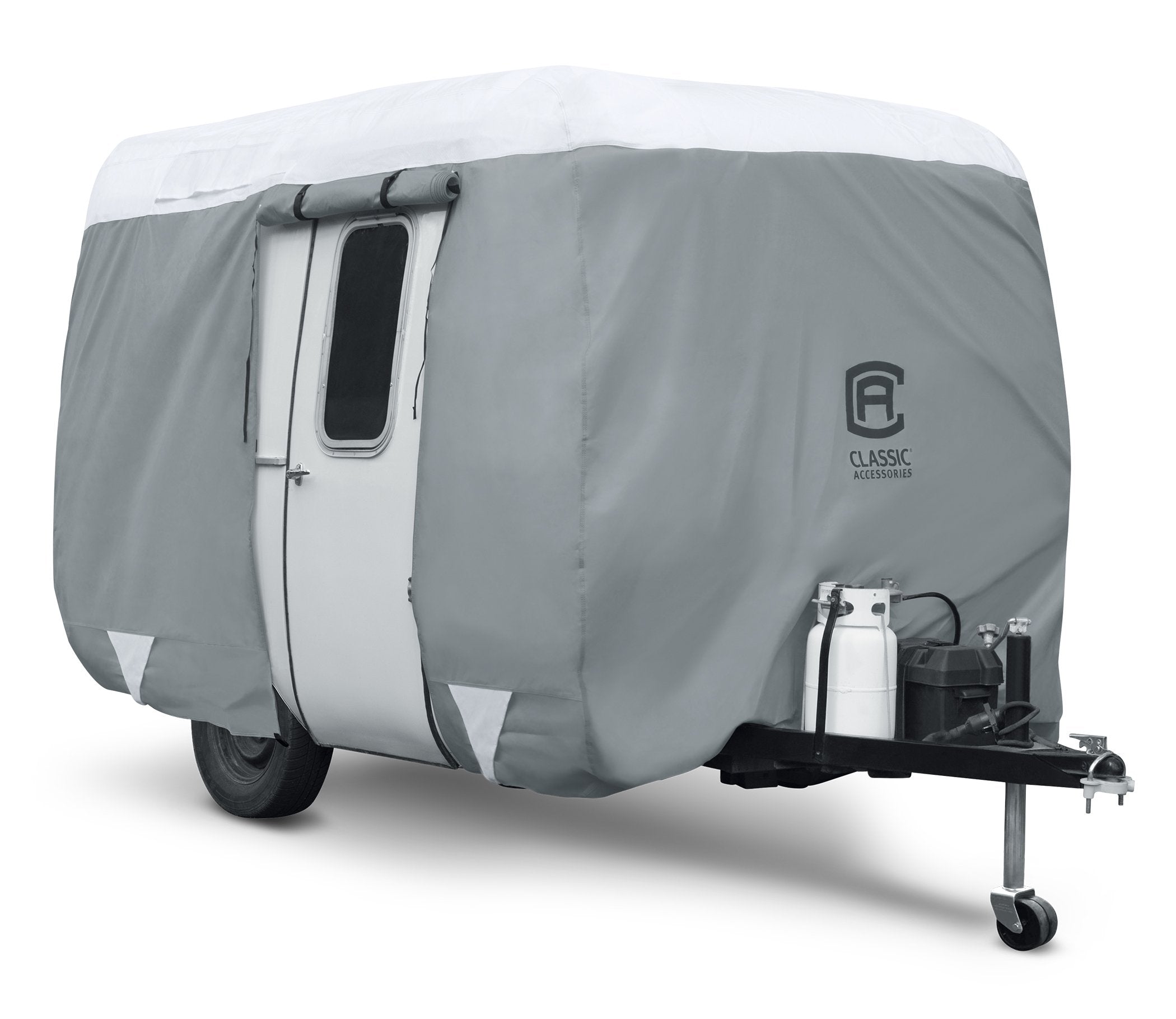 Classic Accessories Over Drive PolyPRO 3 Molded Fiberglass Travel Trailer Cover, RV Cover, Camper Cover, Travel Trailer Cover