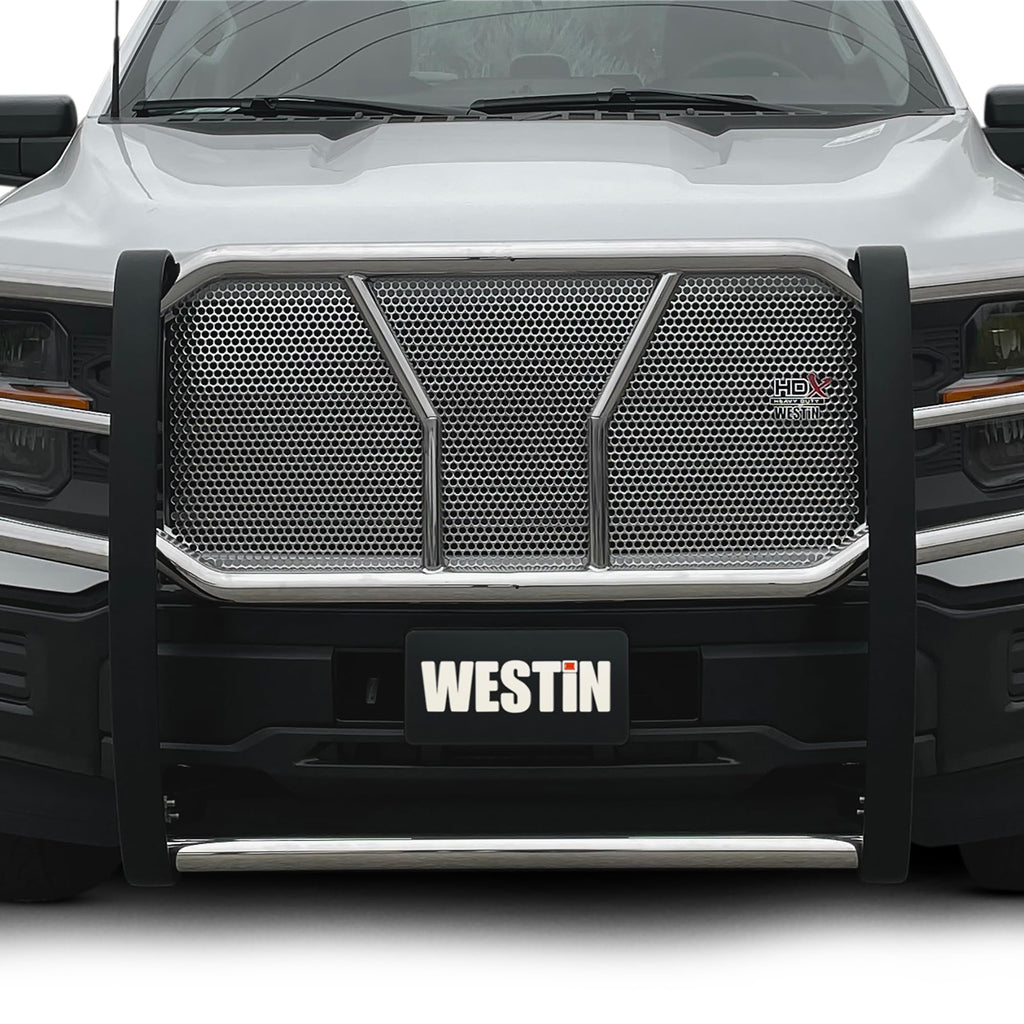 Westin 57-4060 HDX 1-Piece Grille Guard fits 2021-2026 F150 with Front Camera (Exc Raptor Platinum and 2022 and up Lightning EV)