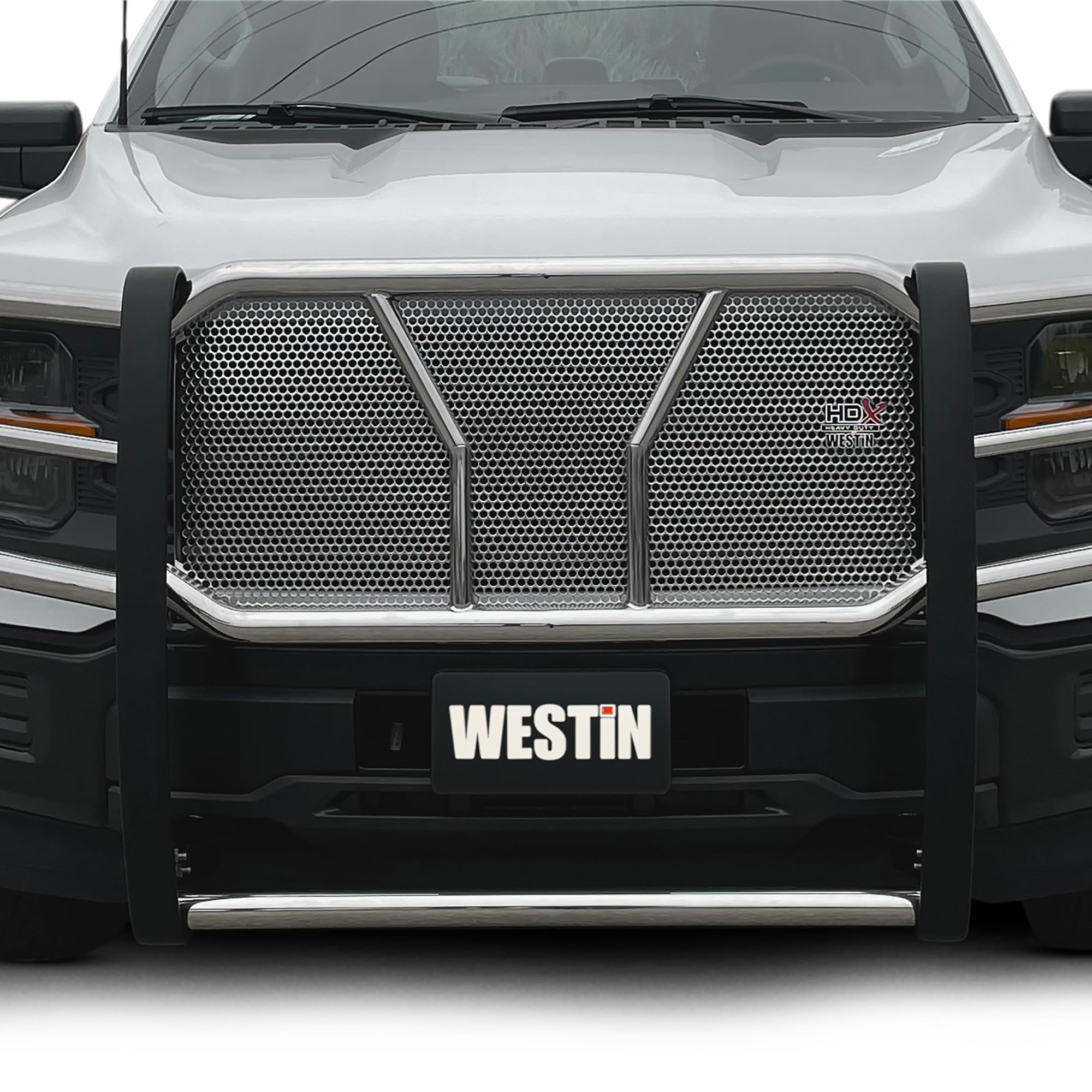 Westin 57-4060 HDX 1-Piece Grille Guard fits 2021-2026 F150 with Front Camera (Exc Raptor Platinum and 2022 and up Lightning EV)