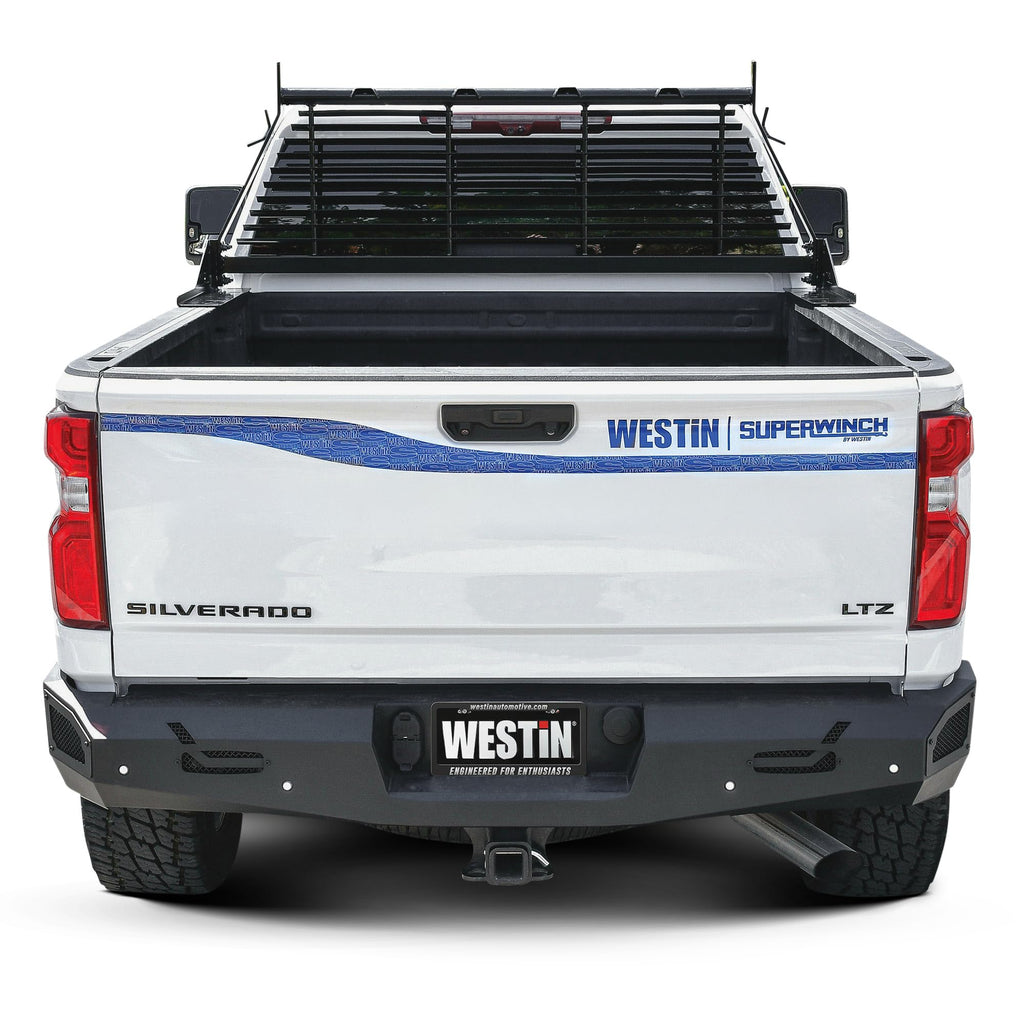 Westin 57-8025 HD Headache Rack fits 1988-2018 C/K Silverado Sierra 1500 (Exc 88-91 Crew Cab) 1999-2025 Silverado Sierra 2500 3500 2004-2025 F150 (Exc 04 Heritage 22+ Lightning EV) 2007-2021 Tundra