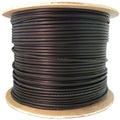 Direct Burial/Outdoor Rated Cat5e Black Ethernet Cable, Solid, CMX, Gel-Filled, 24 AWG, UTP (Unshielded Twisted Pair), Spool, 1000 Foot