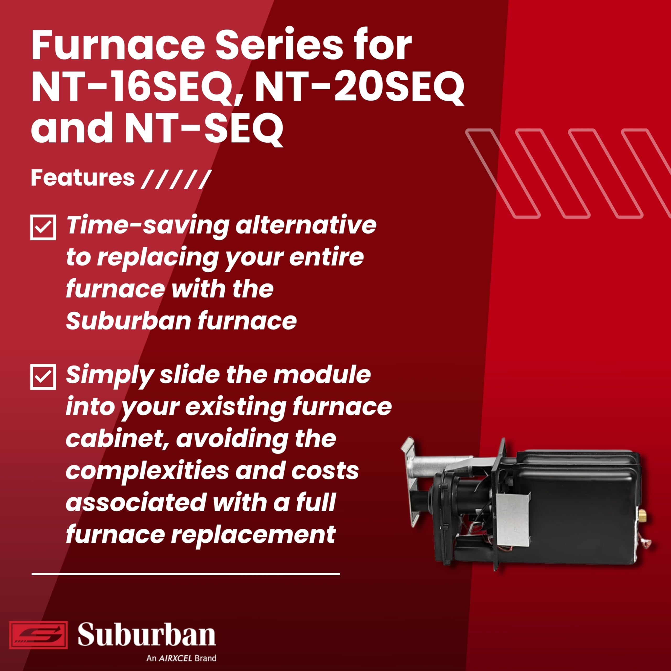 Suburban RP-16NEQ 16,000 BTU/h RV Furnace Replacement Core (2612A)