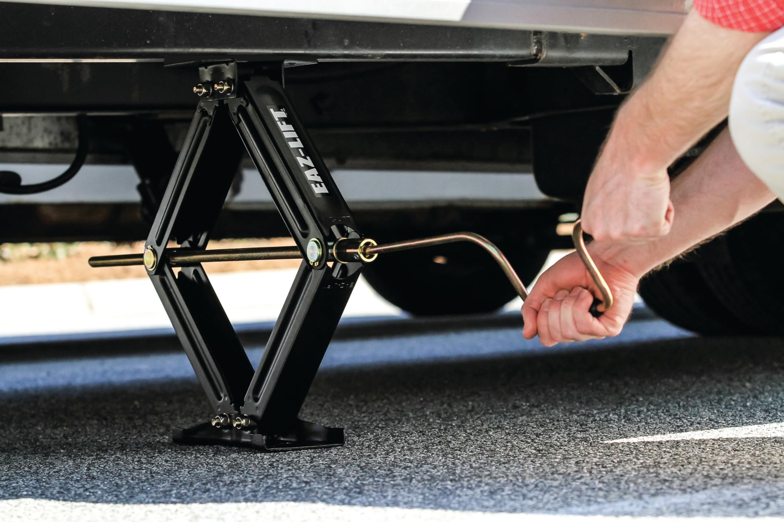 Eaz-Lift 20" RV Stabilizing Scissor Jack, Fits Pop-Up Campers and Travel Trailers - Pack of 2 (5,000lb Rating) - 48800