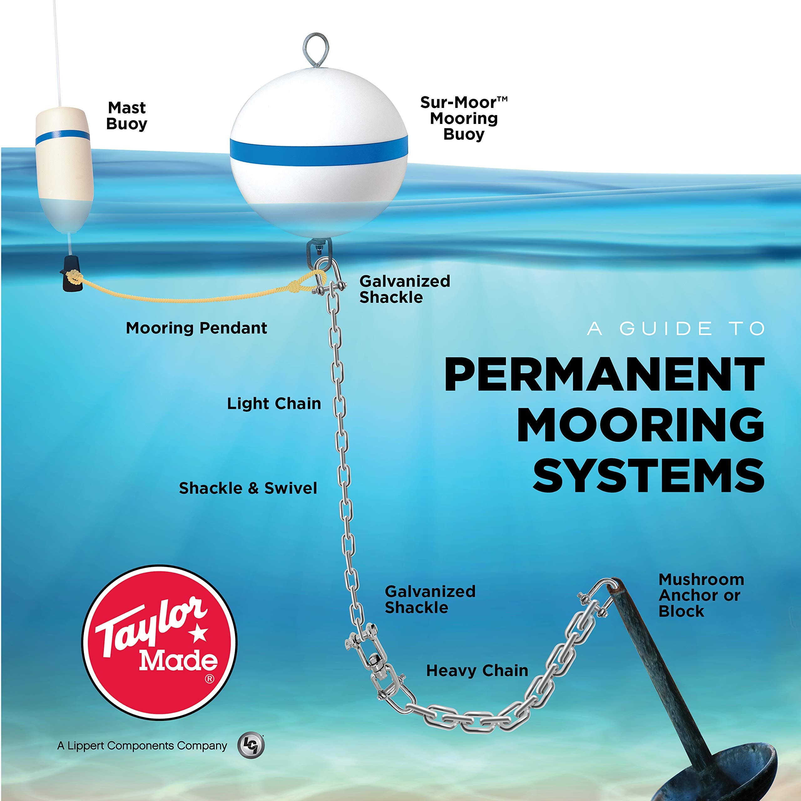 TAYLOR MADE PRODUCTS Sur-Moor T3C Mooring Marine Buoy
