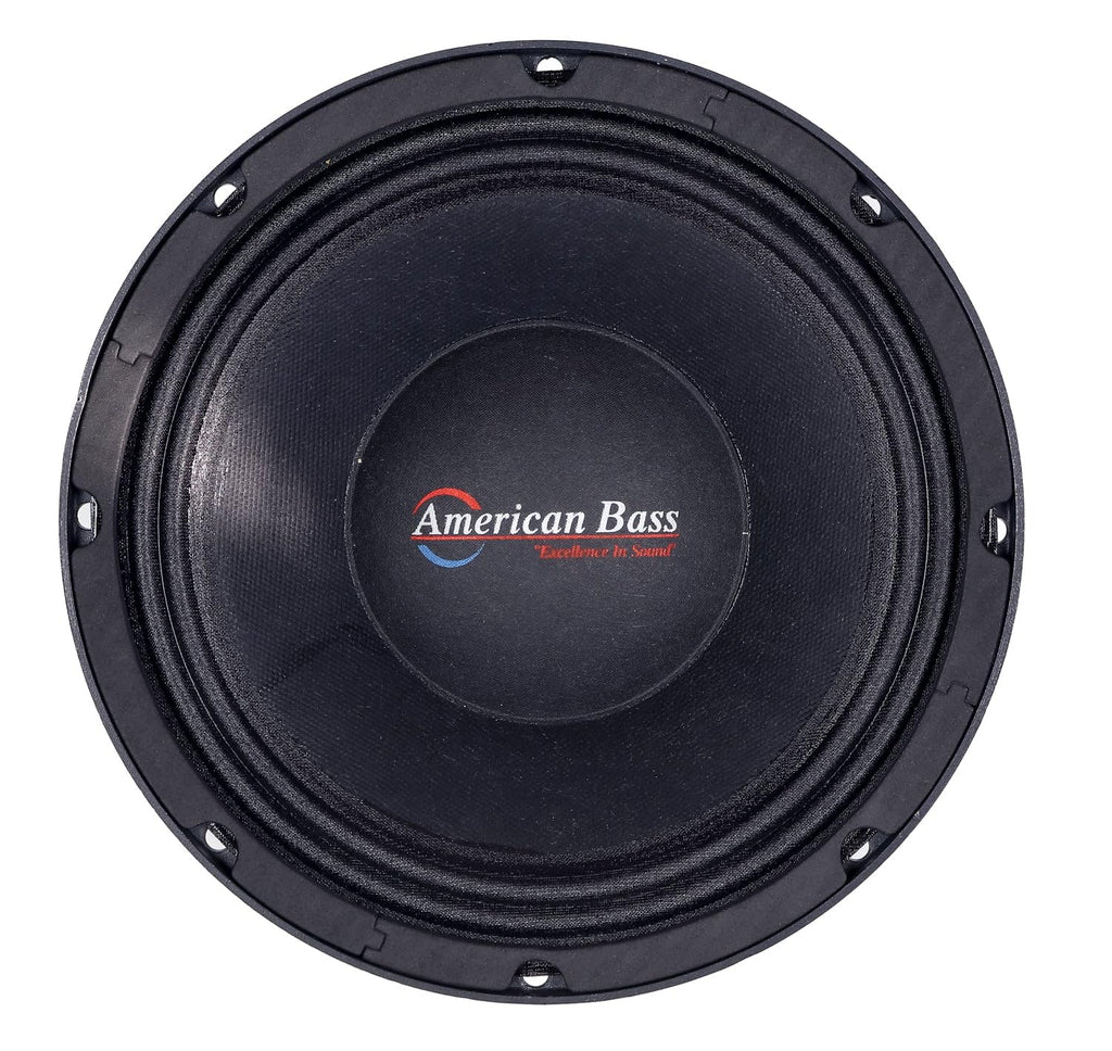 AVD. American Bass Godfather 10 Midrange Car Speaker, 800 Watt Maximum Power, Mid Bass Car Audio Stereo Woofer Loudspeaker, 10 inch 4 Ohm Voice Coil