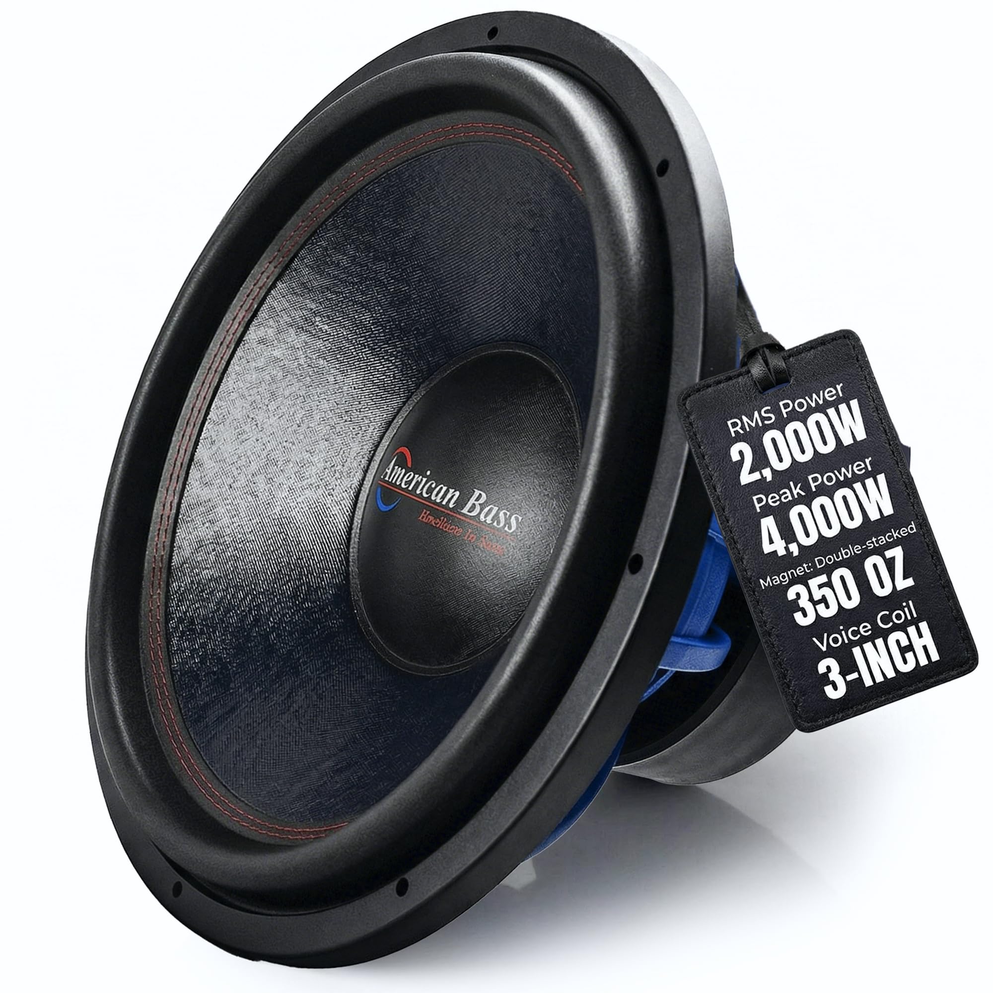American Bass HD 12" Car Subwoofer, 1 Ohm, 4000W Max