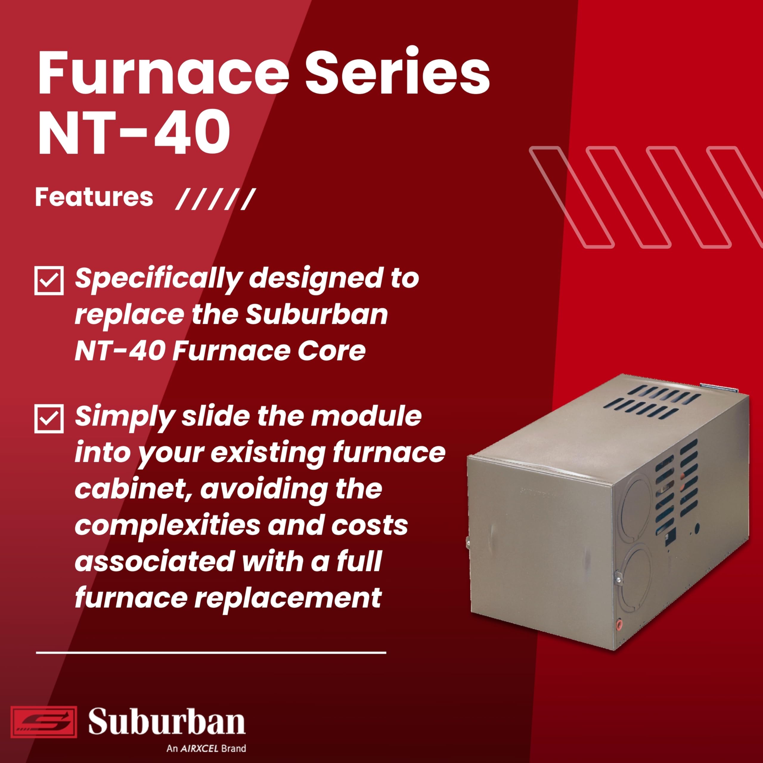 Suburban RP-40N 40,000 BTU/h RV Furnace Replacement Core (2614A)