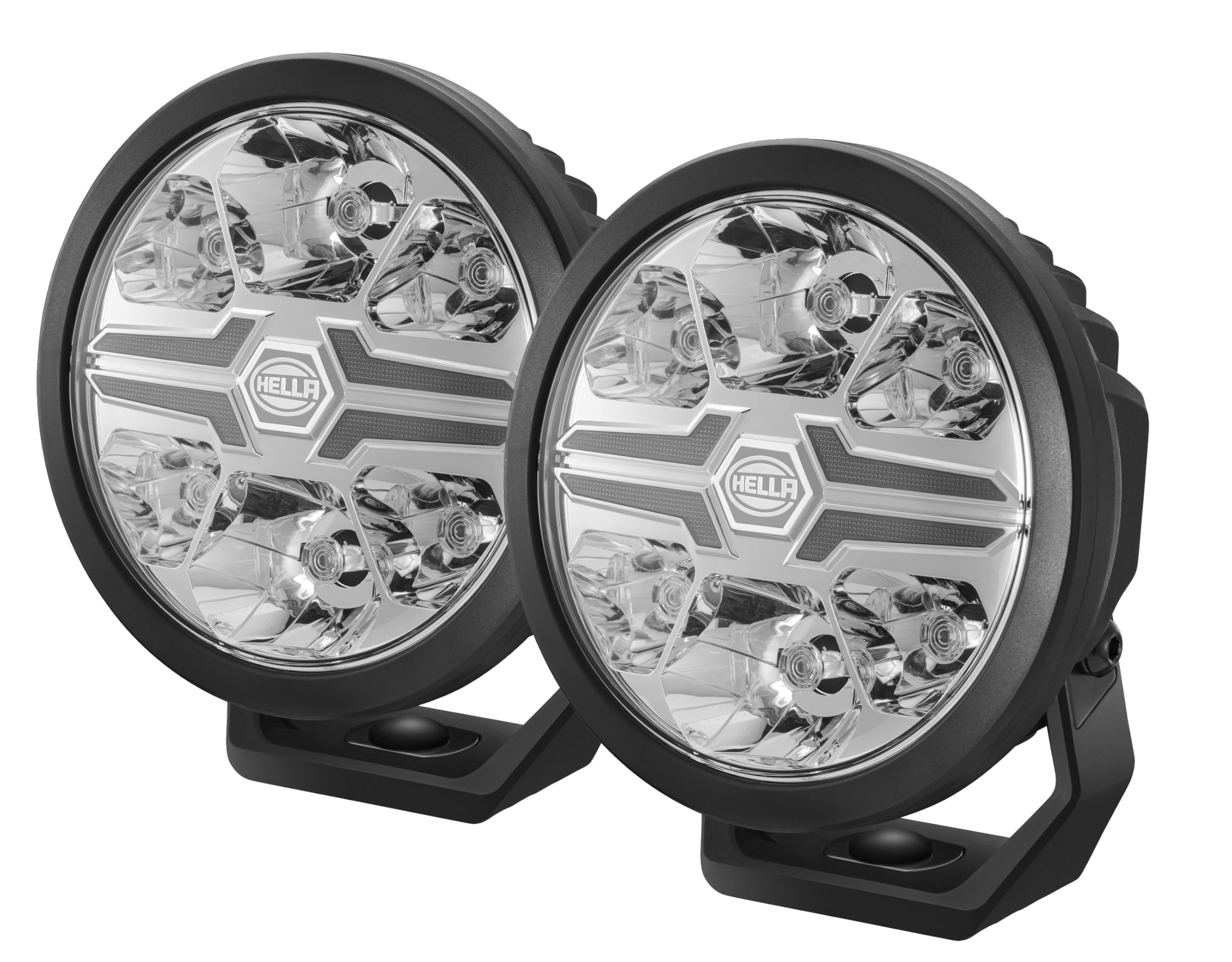 Hella Blade 6-Inch Round LED Off-Road Auxiliary Light Kit