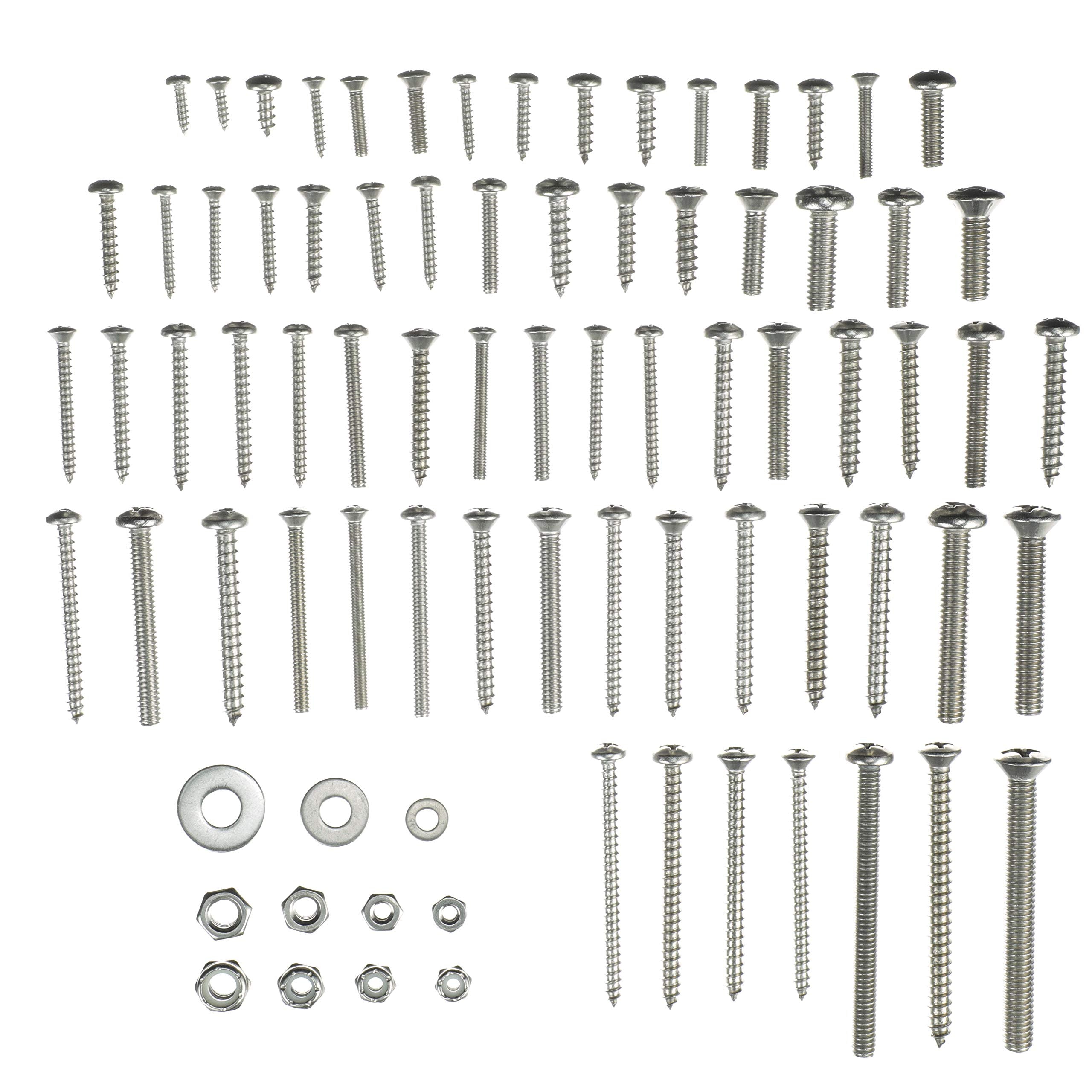 SEACHOICE Stainless Steel Tapping and Machine Screw Kit, 1,008 Piece
