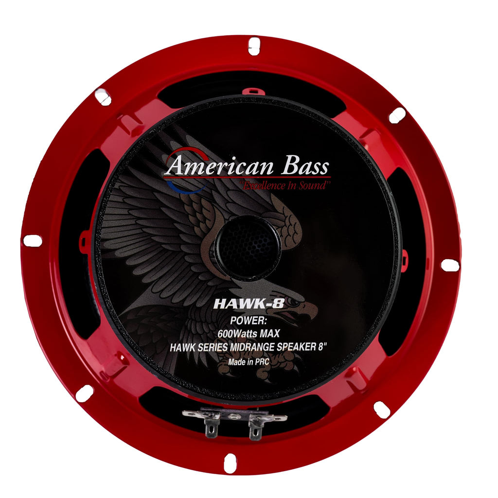 American Bass Hawk 8" Midrange Speaker, 600