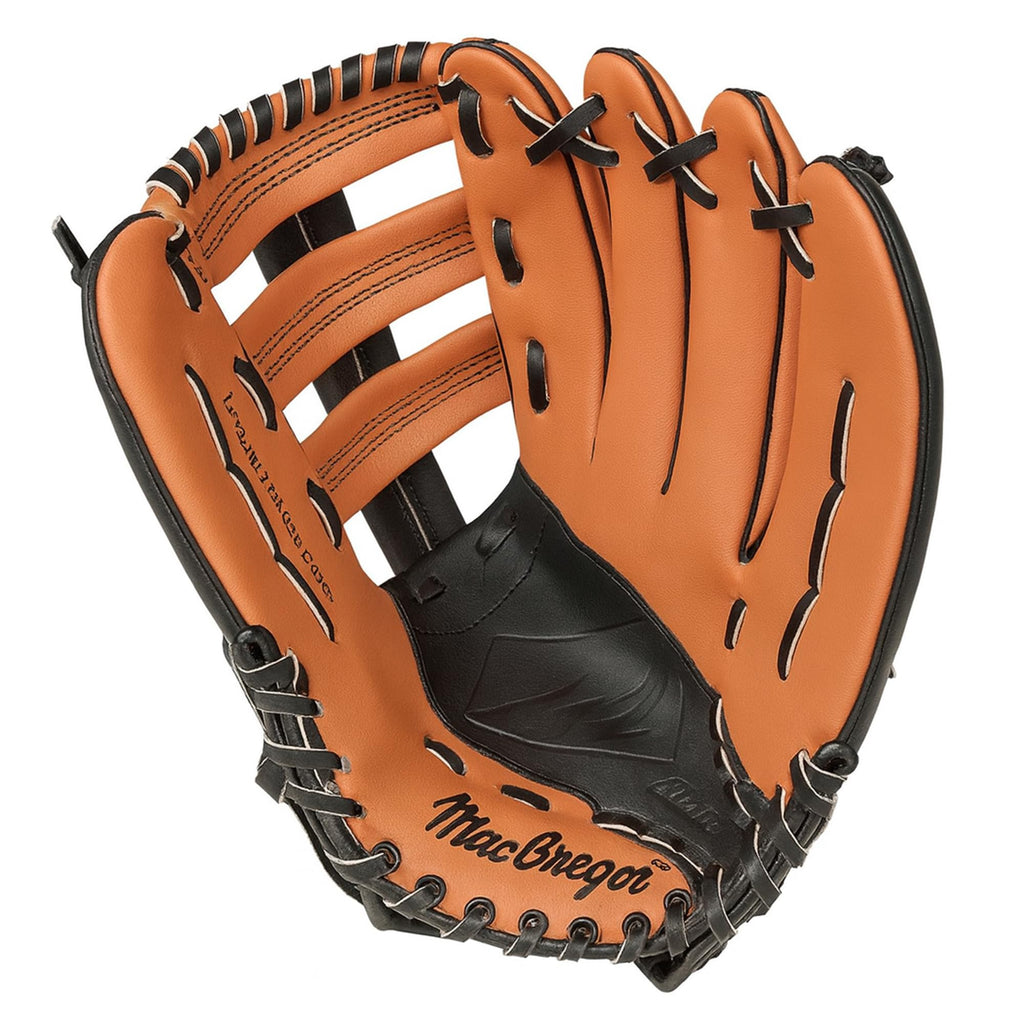 MacGregor Youth Fielder's Glove, Fits on Left Hand, Orange, 12 1/2-Inch
