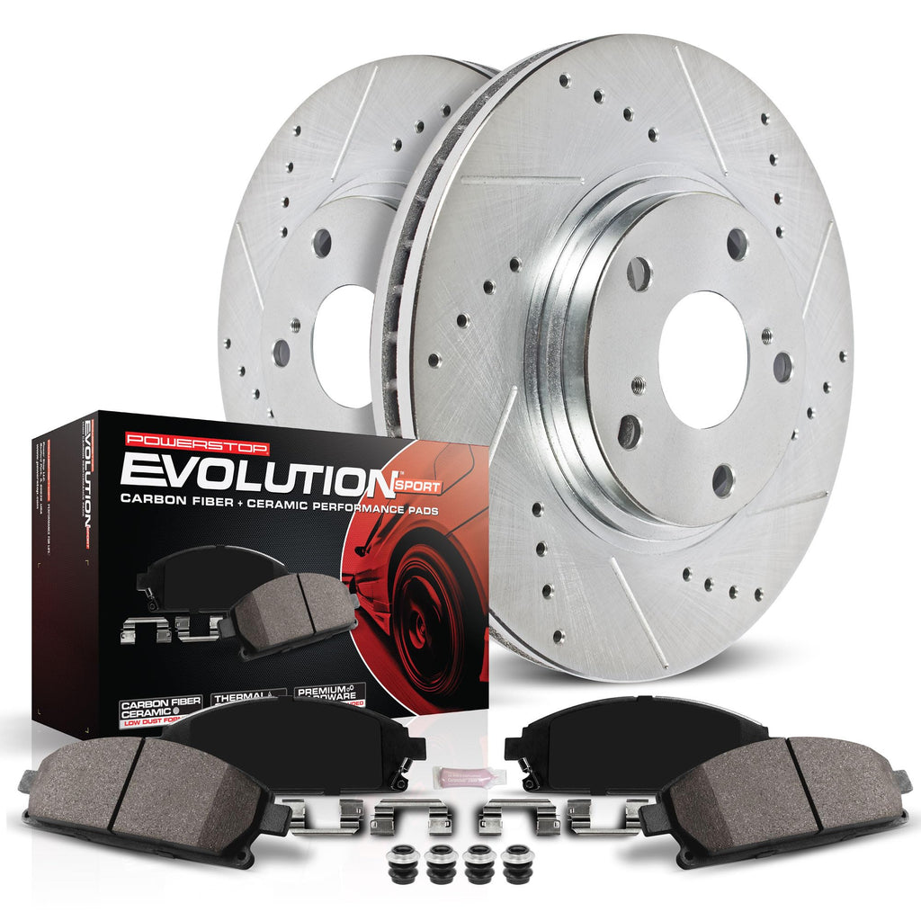 PowerStop Z23 Performance Brake Pad & Rotor Kit Front K3167
