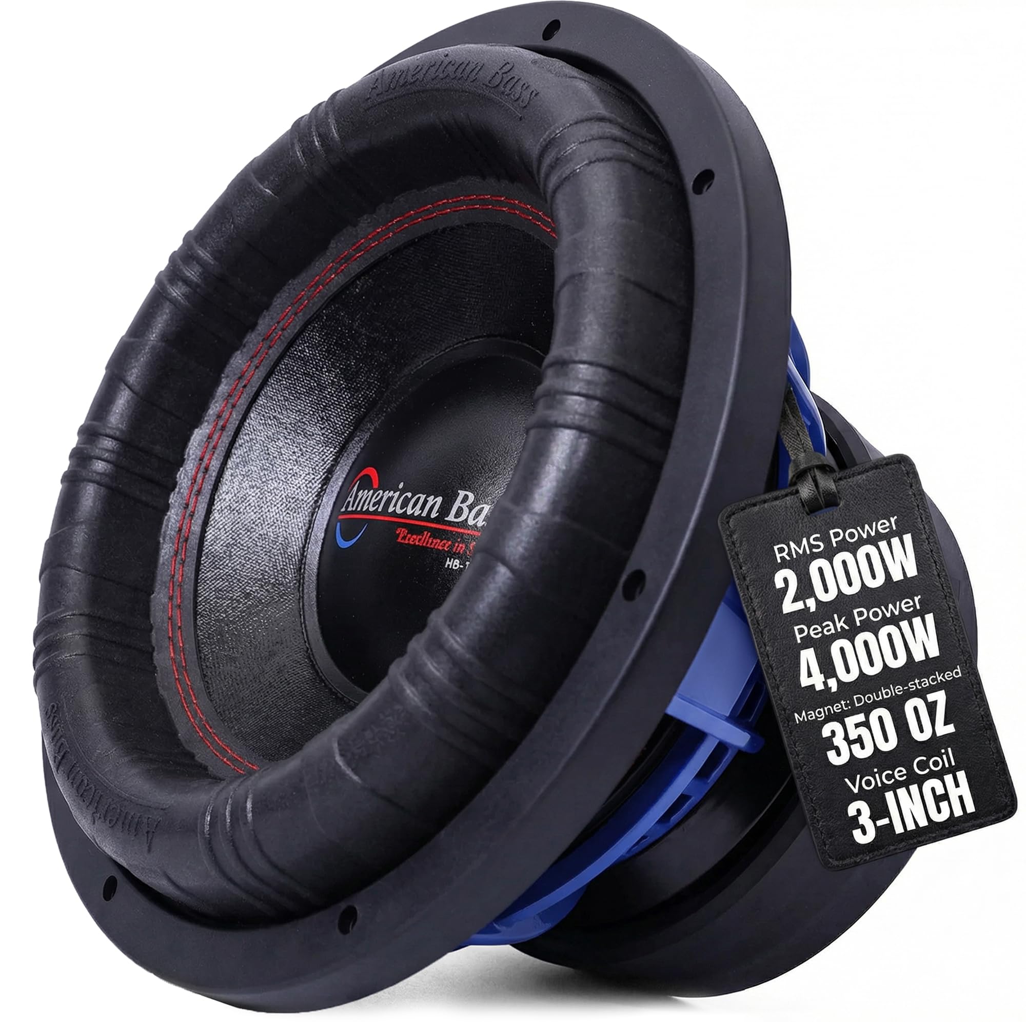 American Bass HD 12" Car Subwoofer, 1 Ohm, 4000W Max