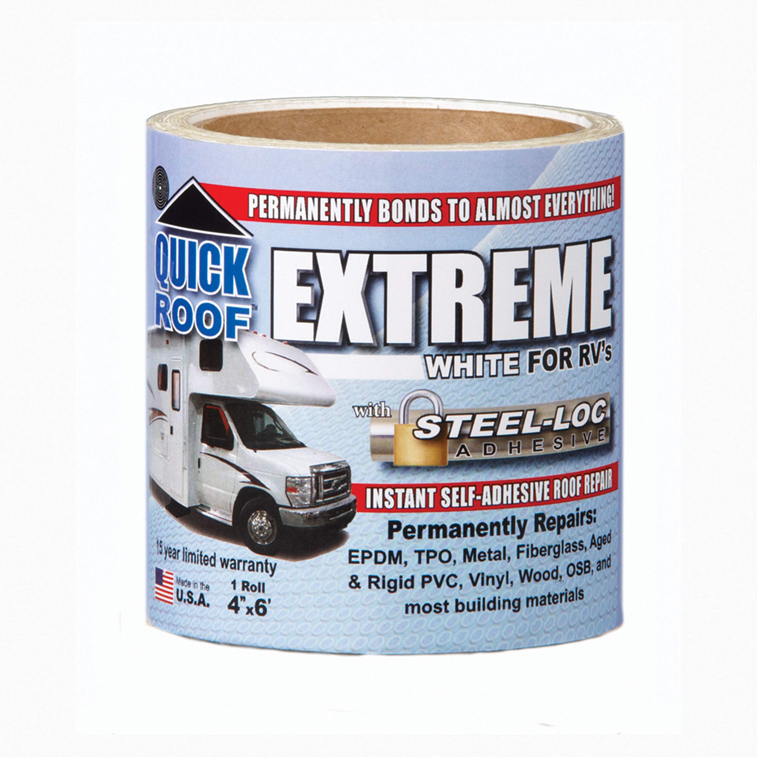 COFAIR PROD Cofair UBE675 Quick Roof Extreme White 6" x 75'