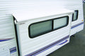 Carefree of Colorado RV Slideout Room Awning - Slide Topper Protection & Sunblock Cover for Trailers, Motorhomes & Campers - Hardware Not Included - 11'5" (11'1" Fabric, Black)