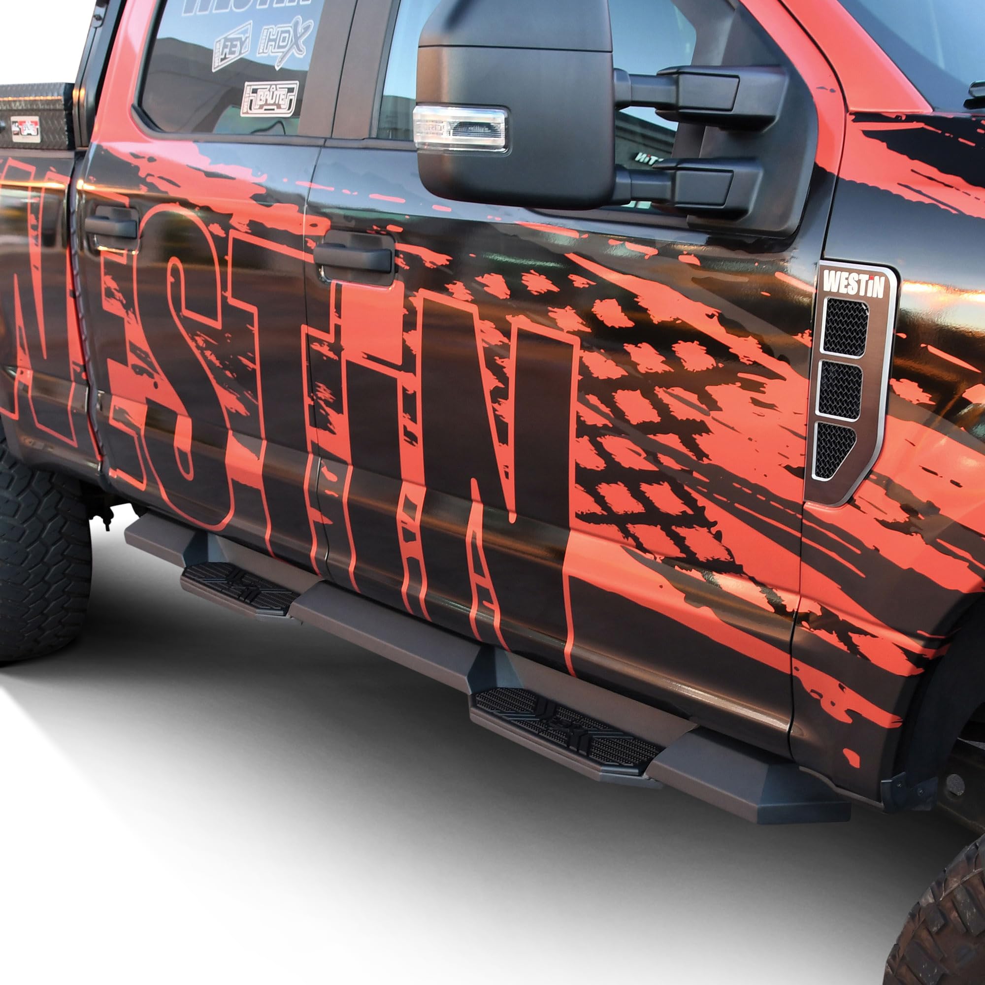 Westin 56-23945 HDX Xtreme Nerf Bars Textured Black Pair