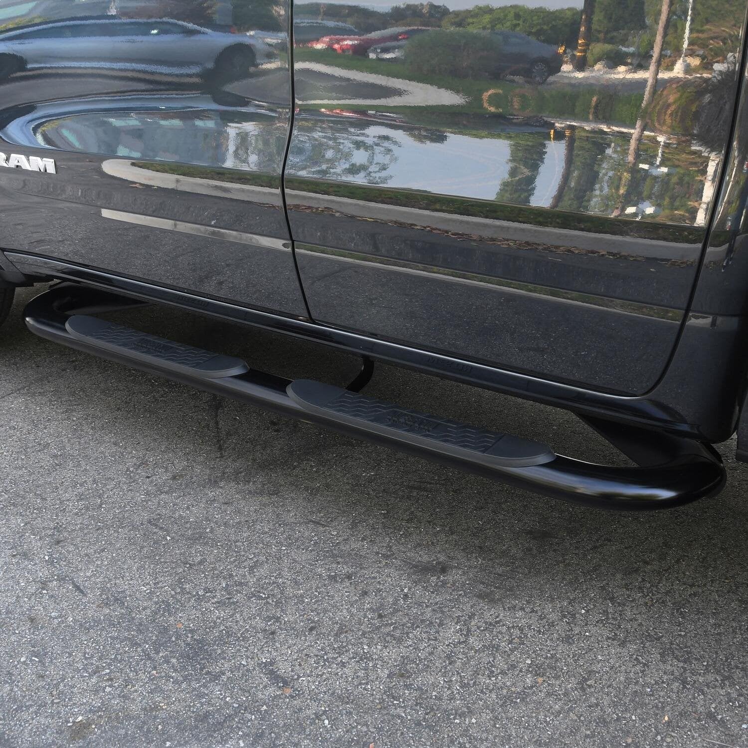 Westin 21-4085 Platinum 4 Oval Nerf Bars Black Pair
