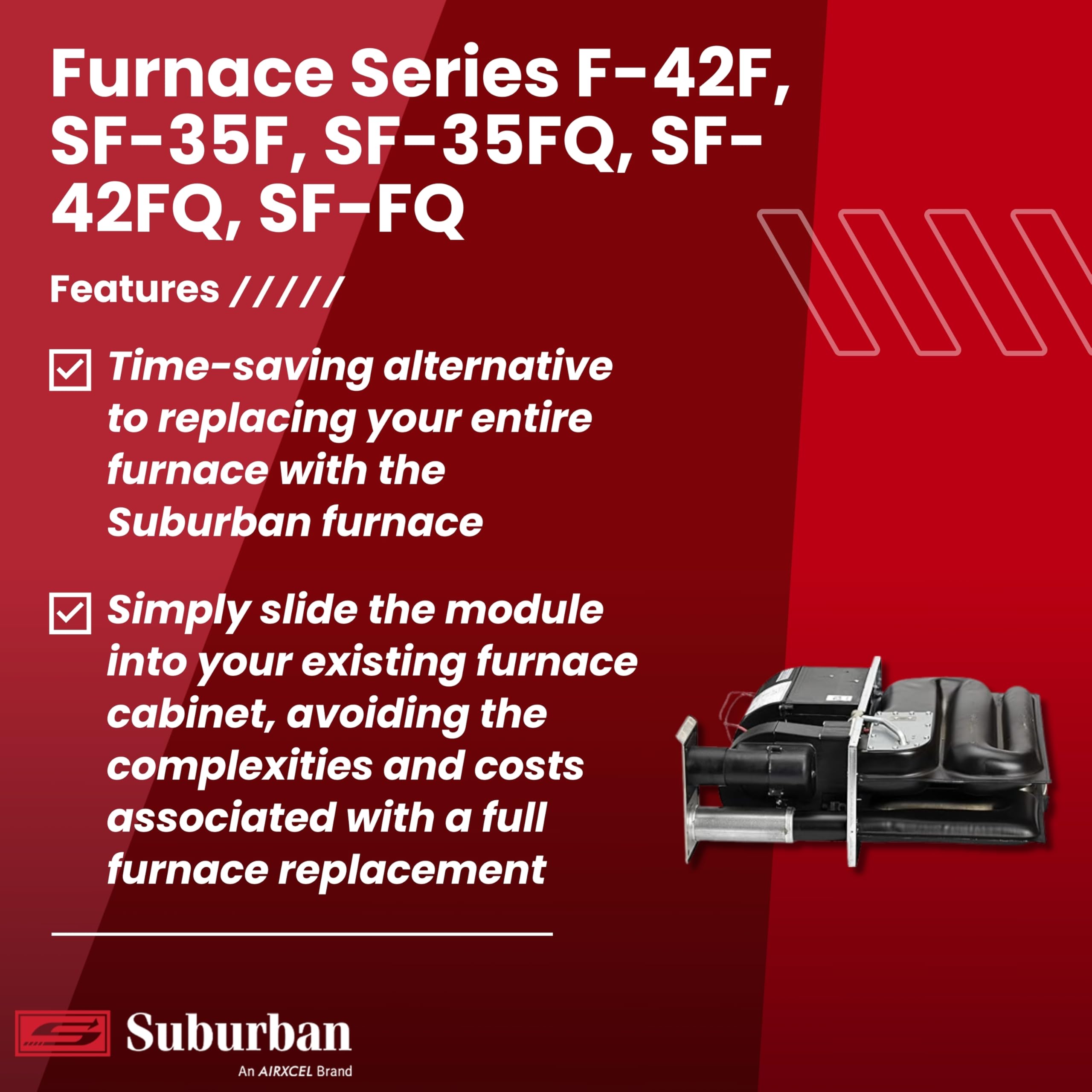Suburban RP-35FQ 35,000 BTU/h RV Furnace Replacement Core (2610A)