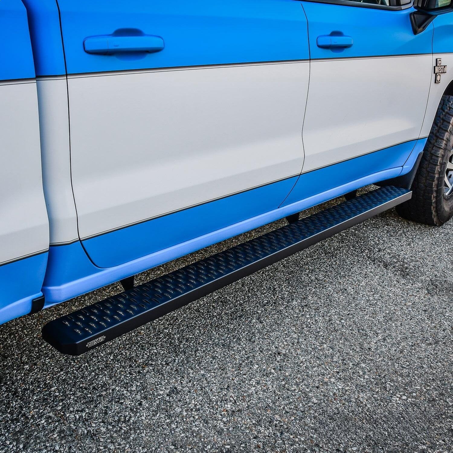 Westin 27-74745 Grate Steps Running Boards 90 in. Textured Black Pair