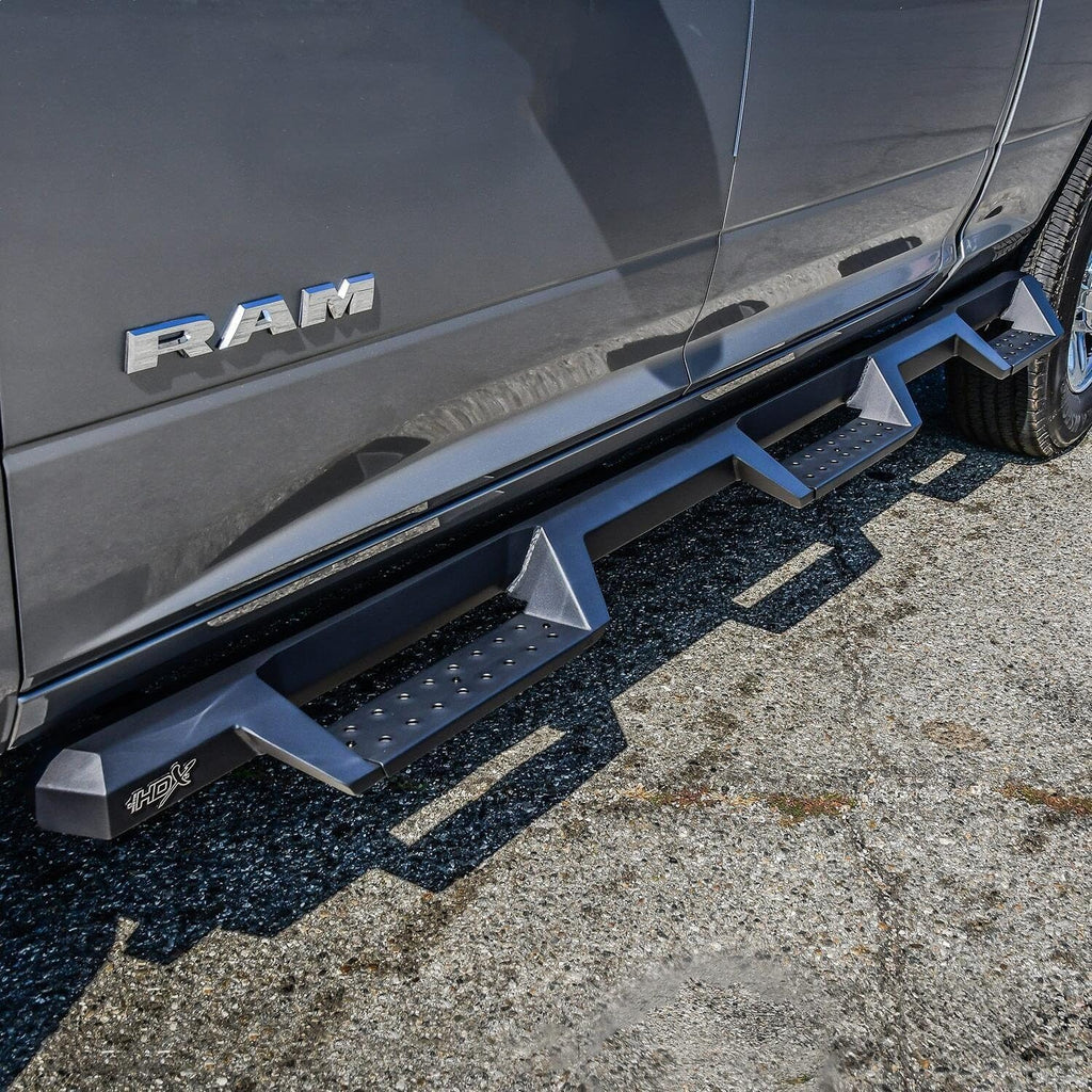 Westin 56-534785 HDX Drop Wheel-to-Wheel Nerf Bars Textured Black Pair
