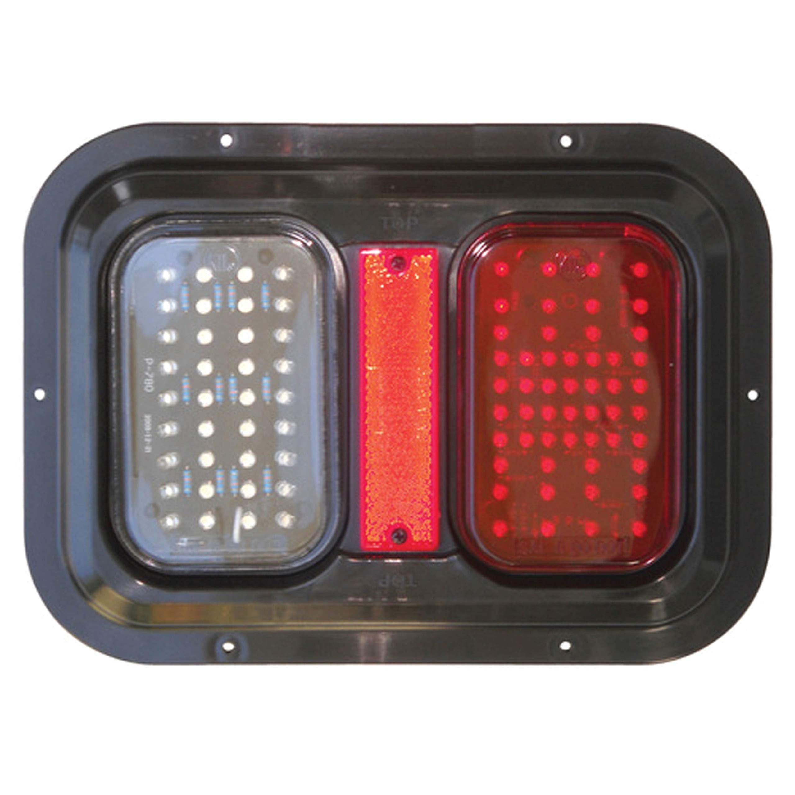 ダイヤモンド Diamond Group 52721 Weatherproof LED Tail Lamp/Turn Signal/Brake Light with LED Back-Up Light