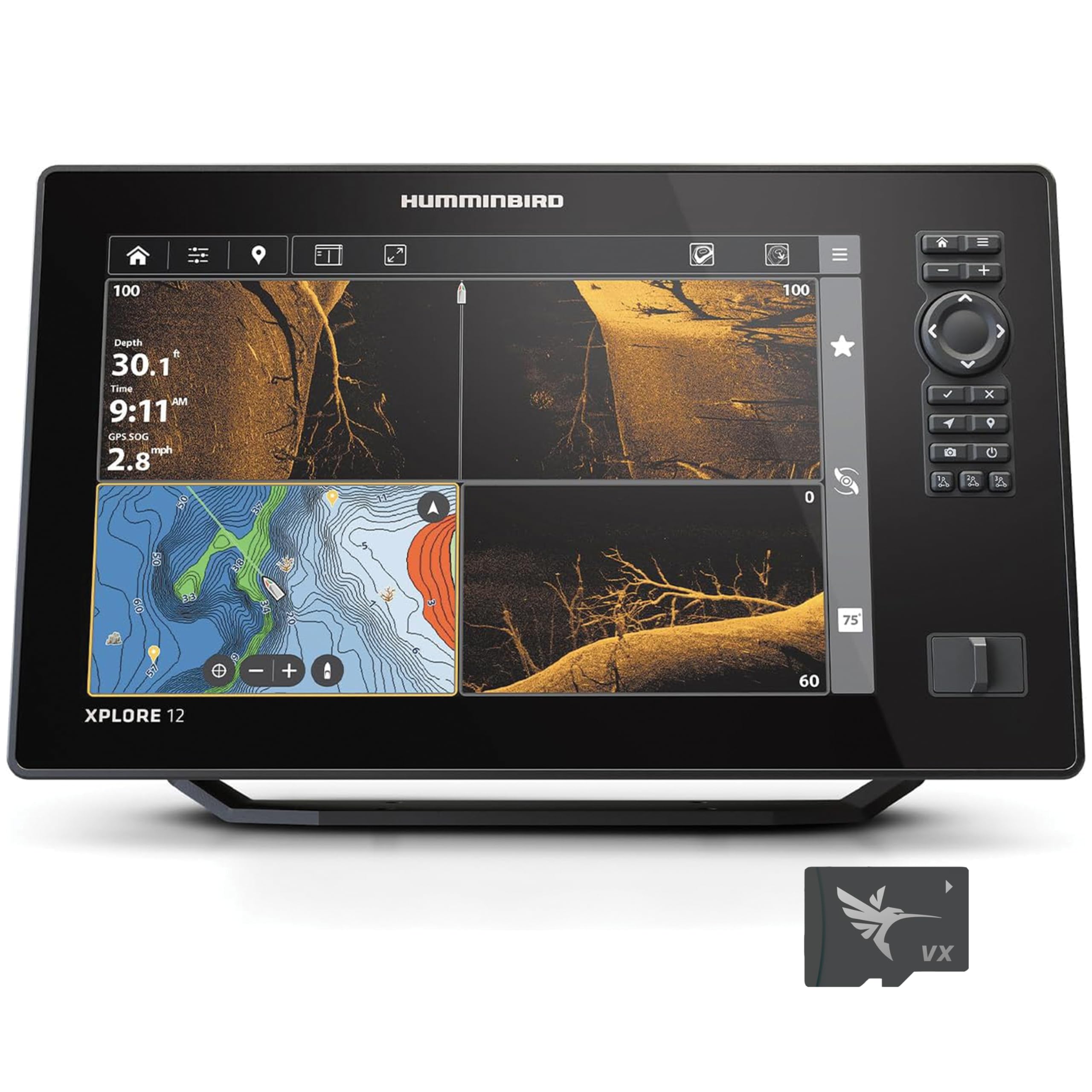 Humminbird XPLORE 12 GPS Fish Finder