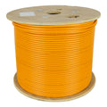 CableWholesale 12 Strand Fiber Optic Cable, Multimode, Orange, 1000ft Spool