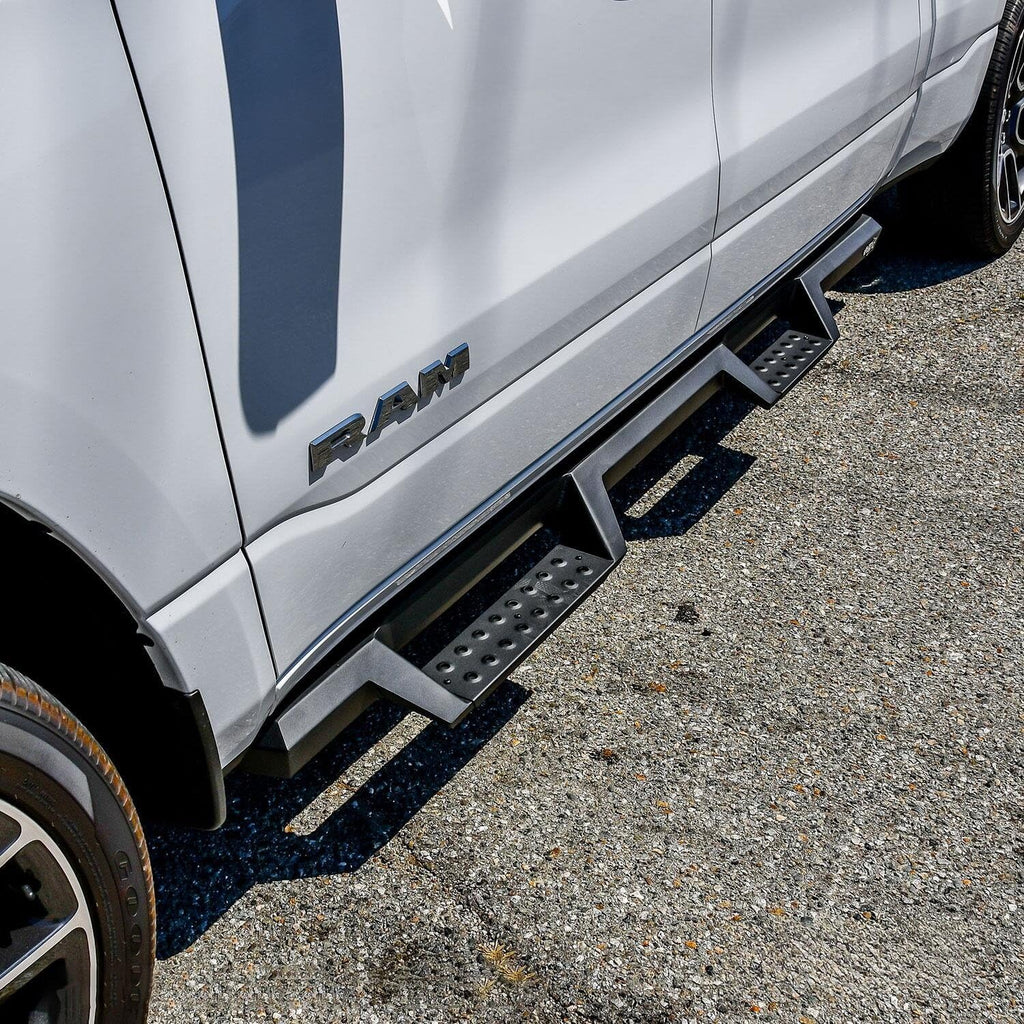 Westin 56-14085 HDX Drop Nerf Step Bars fits 2019-2023 Ram 1500 Crew Cab (Excl. Ram 1500 Classic) Textured Black 1 Pair