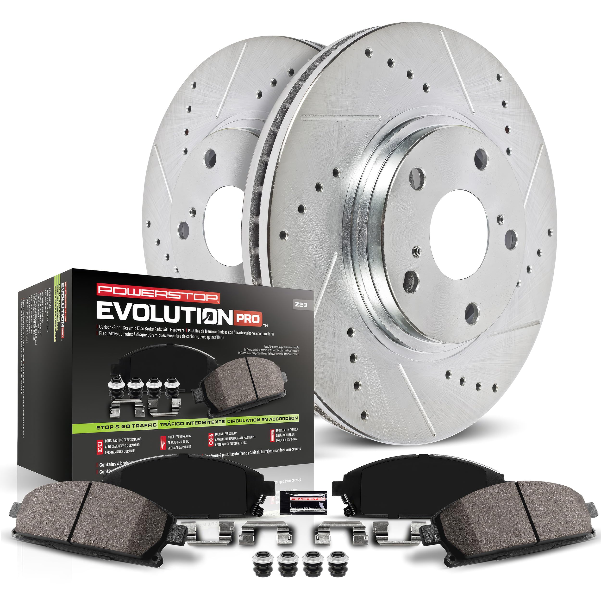 PowerStop Z23 Performance Brake Pad & Rotor Kit K2069