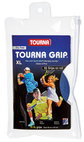 Tourna Grip XL Original Dry Feel Tennis Grip 10 Pack, Blue