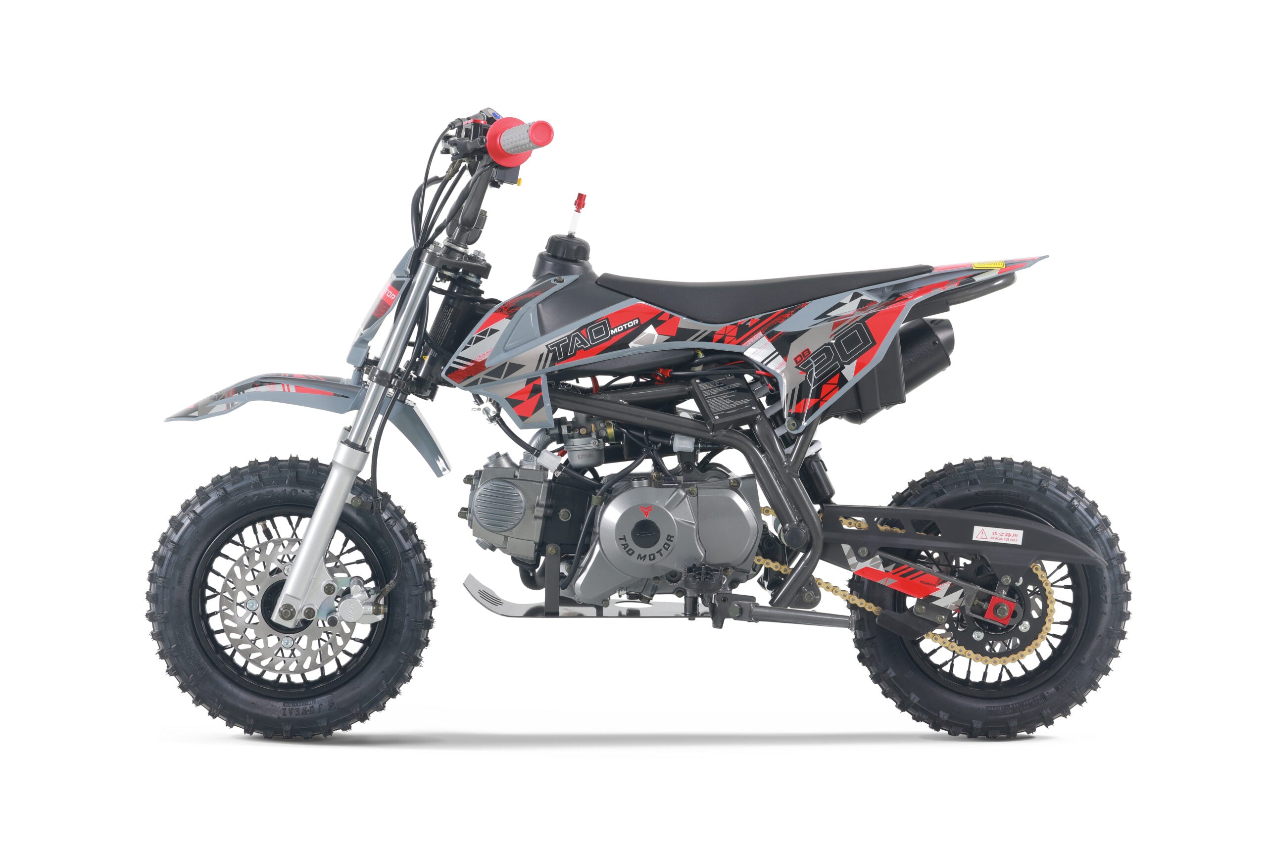 Tao Motor DB20 Dirt Bike - Gray/Red