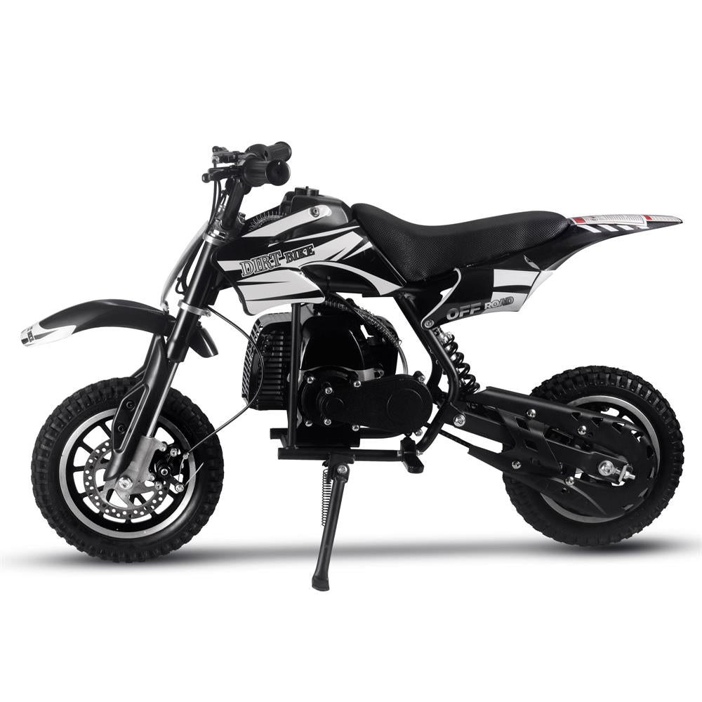 MotoTec Alien 50cc 2-Stroke Kids Dirt Bike Black